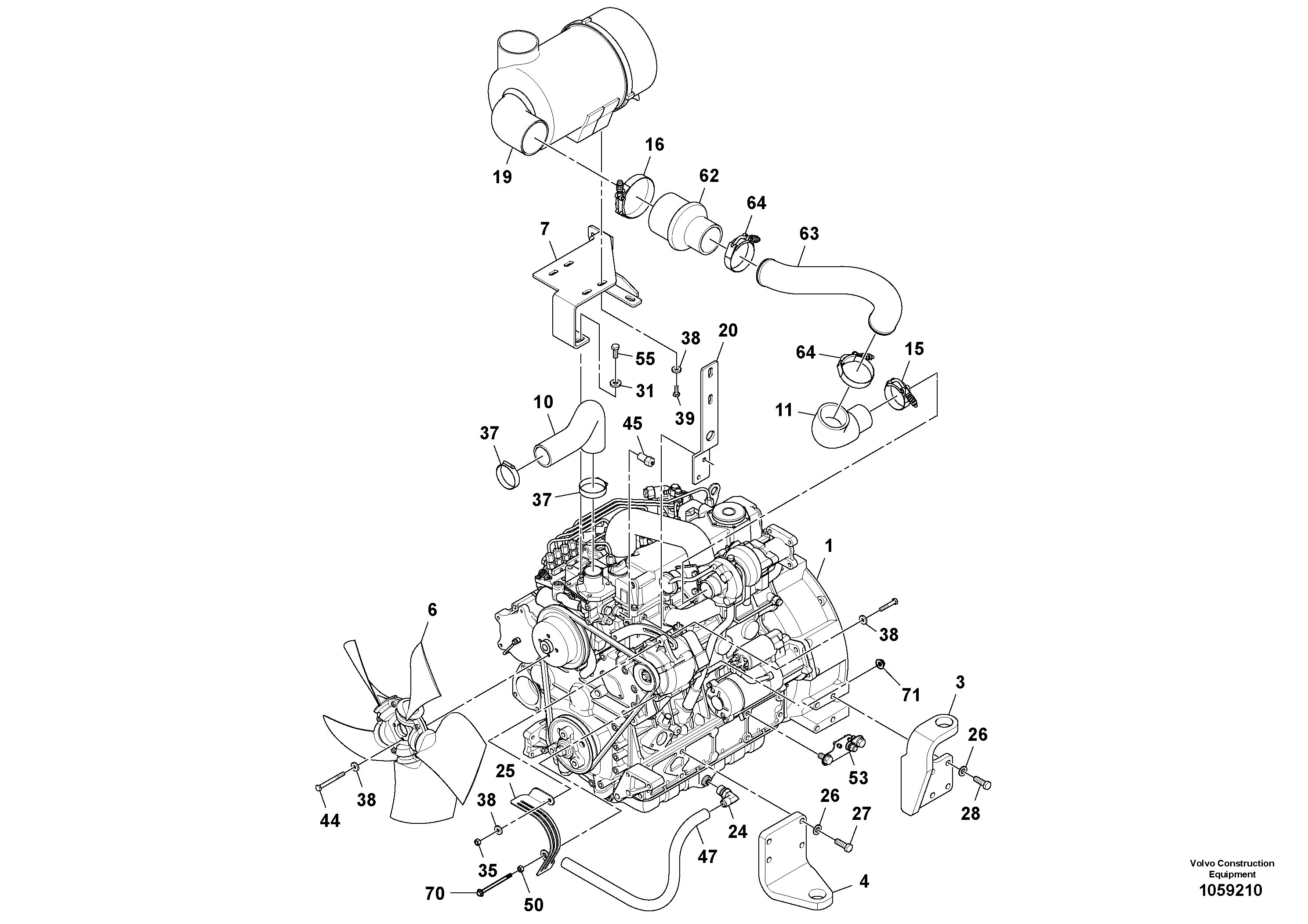Seat frame RM43854082 VOLVO