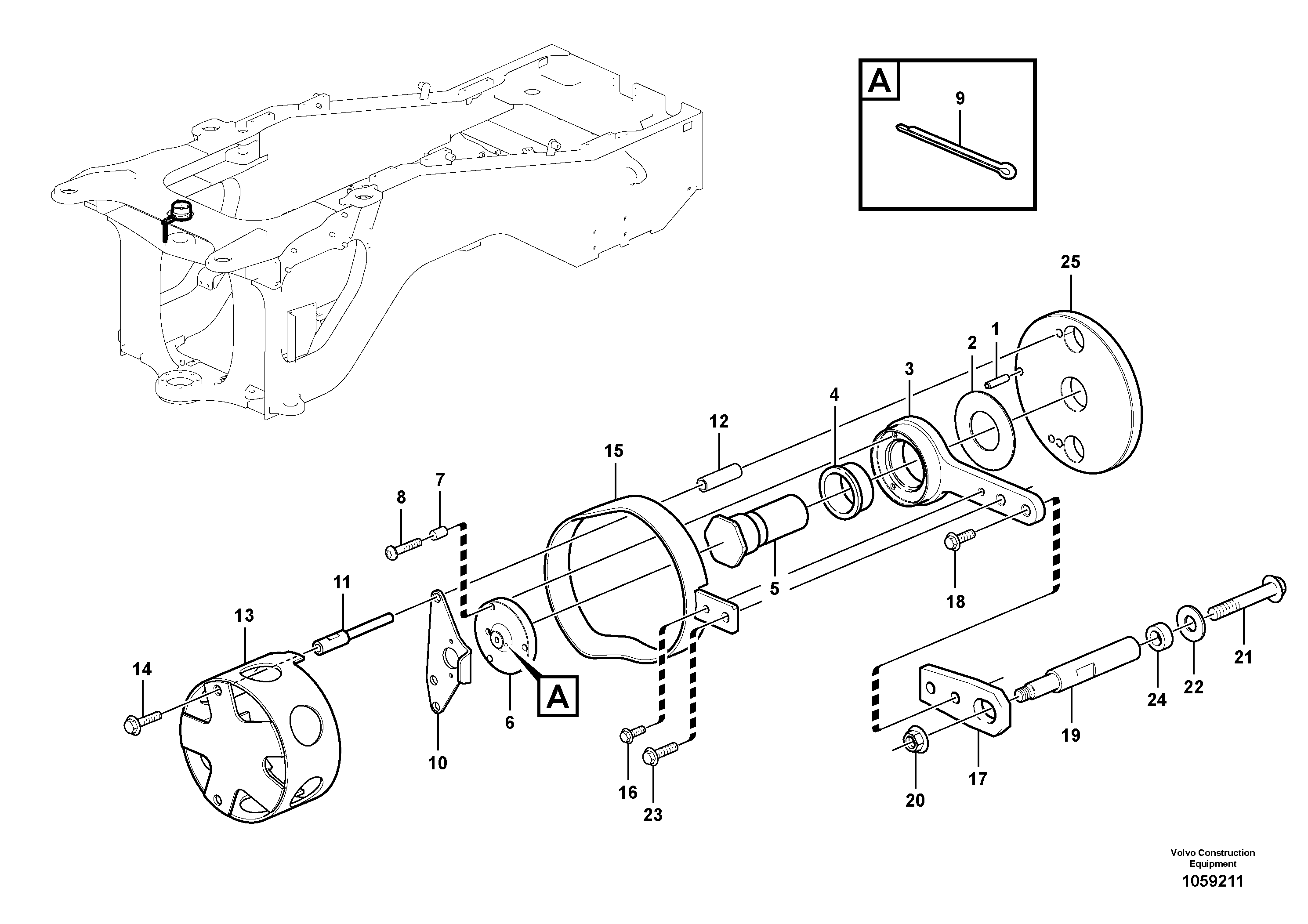 Captive Nut VOE16616601 VOLVO