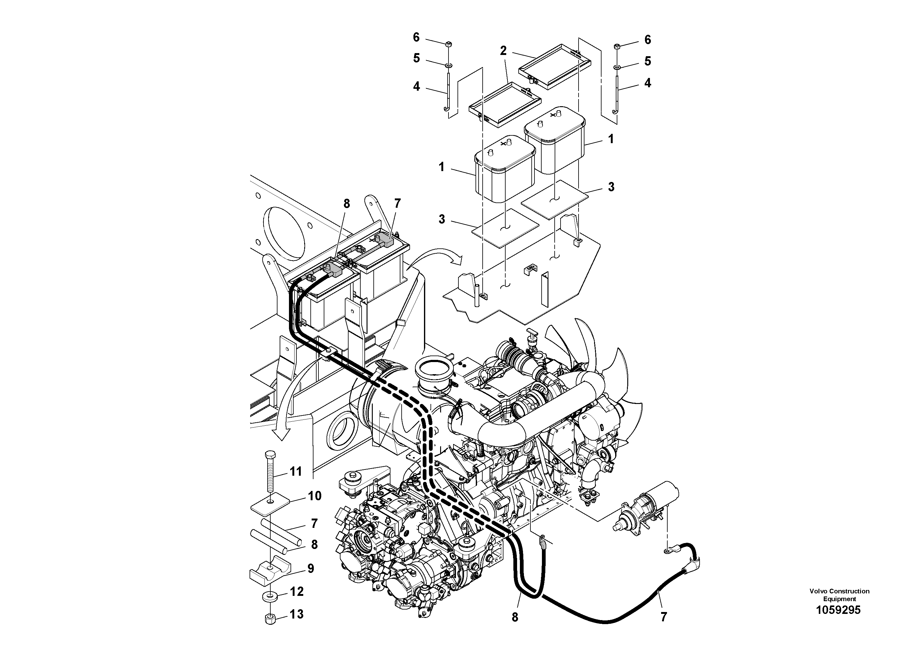 Hexagon screw RM26712252 VOLVO