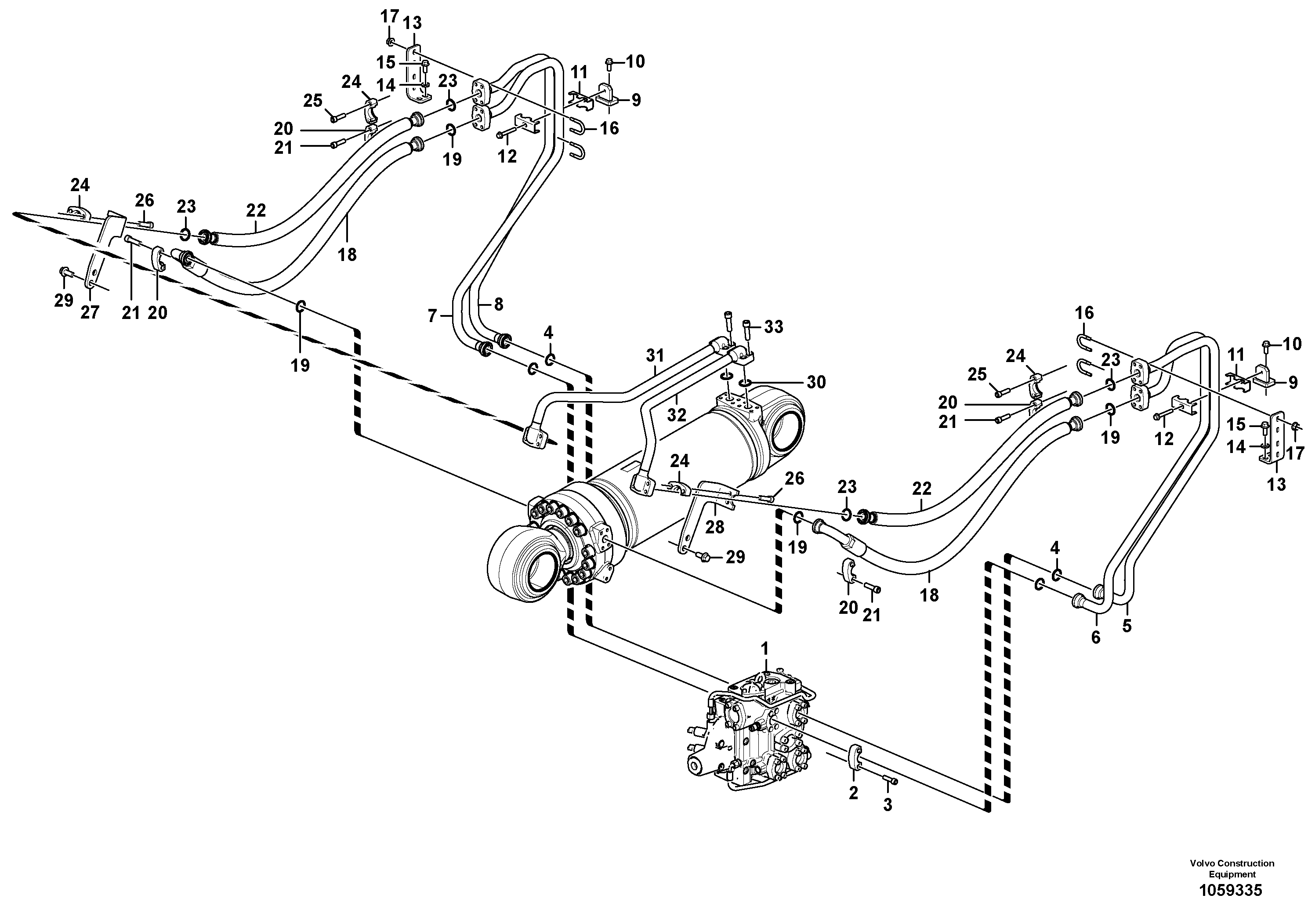 Seat frame VOE15099640 VOLVO