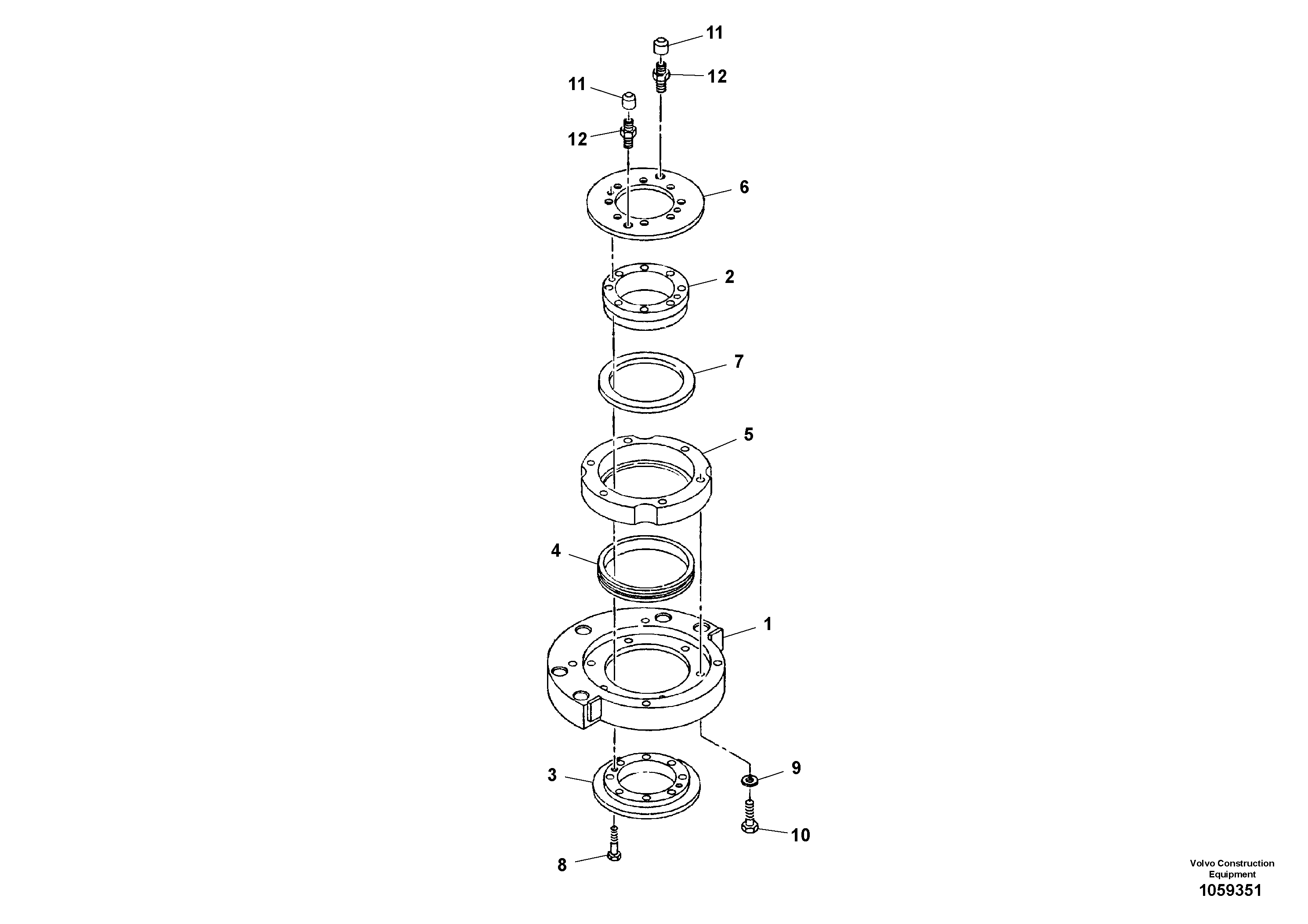 Captive Nut VOE12782485 VOLVO