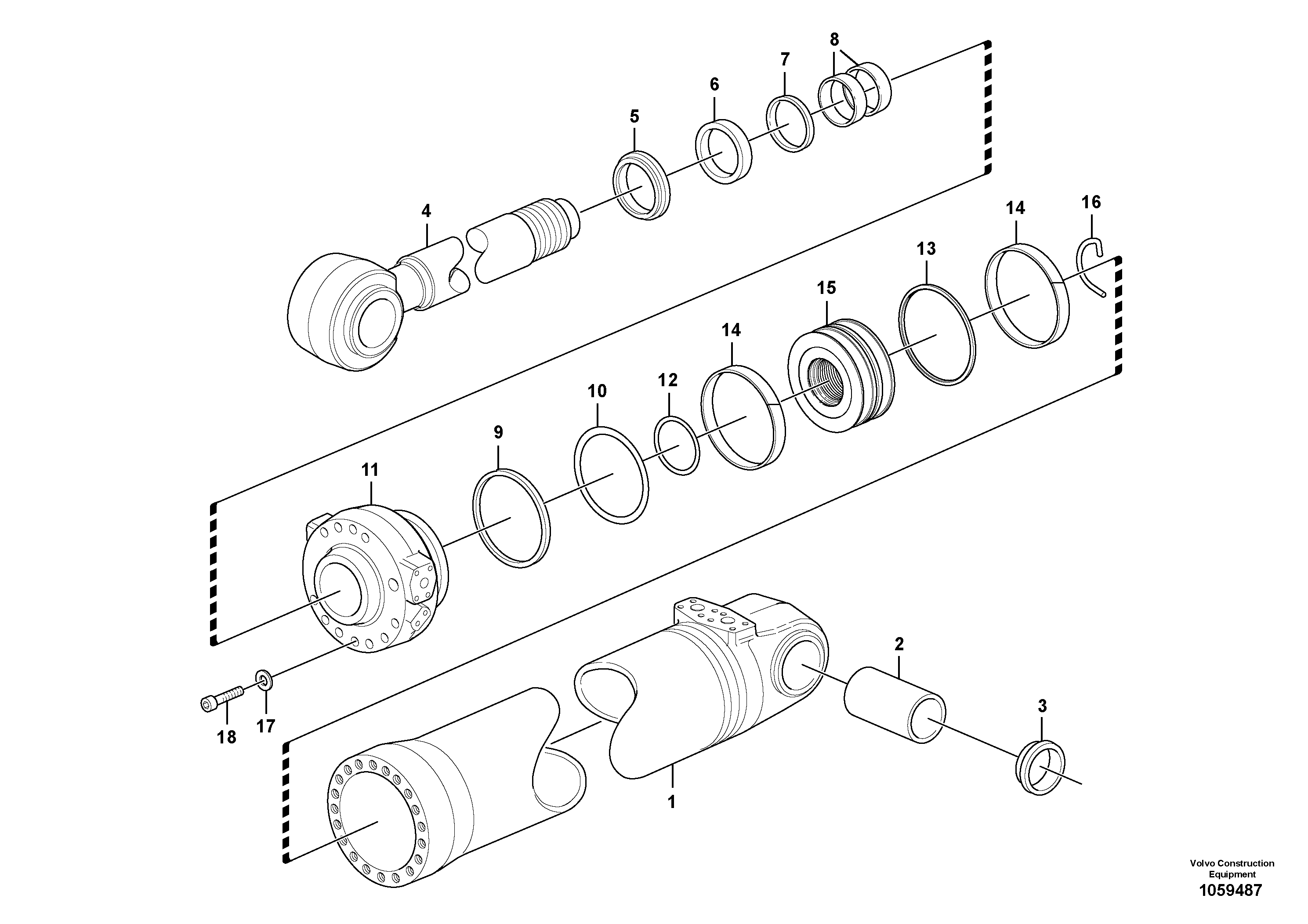 Safety Bolt VOE15079822 VOLVO