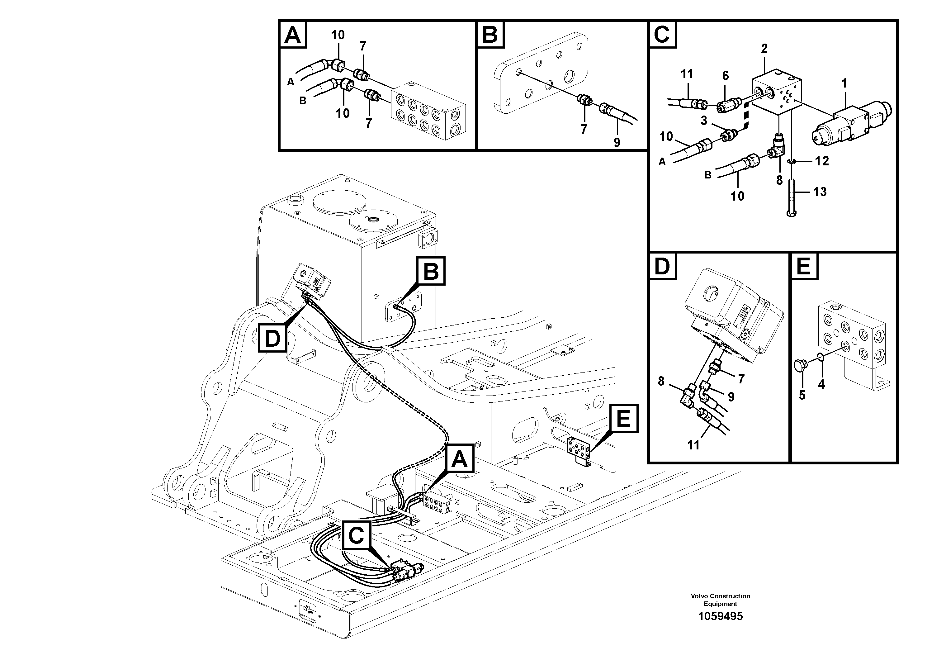 Timing gear casing VOE15009651 VOLVO