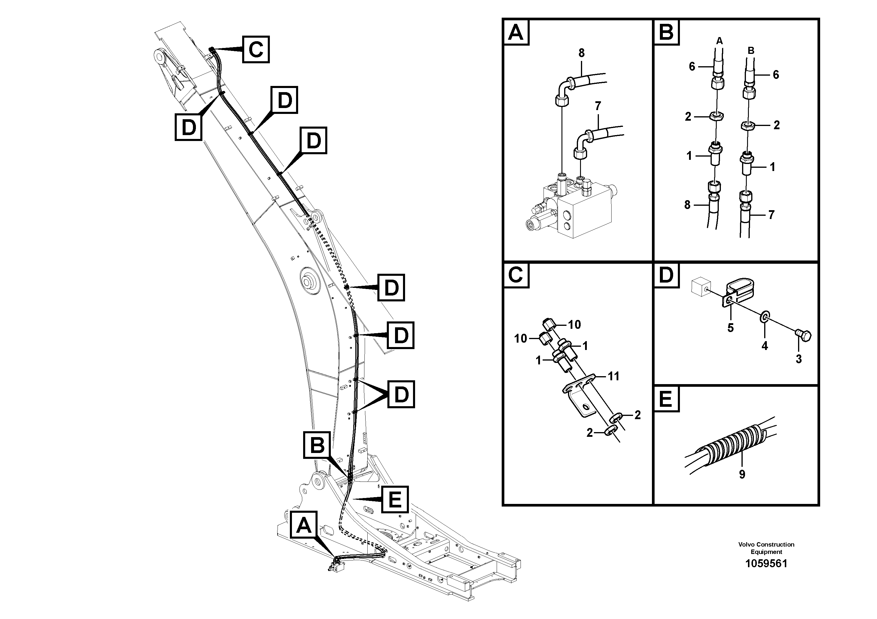 Timing gear casing VOE15087262 VOLVO