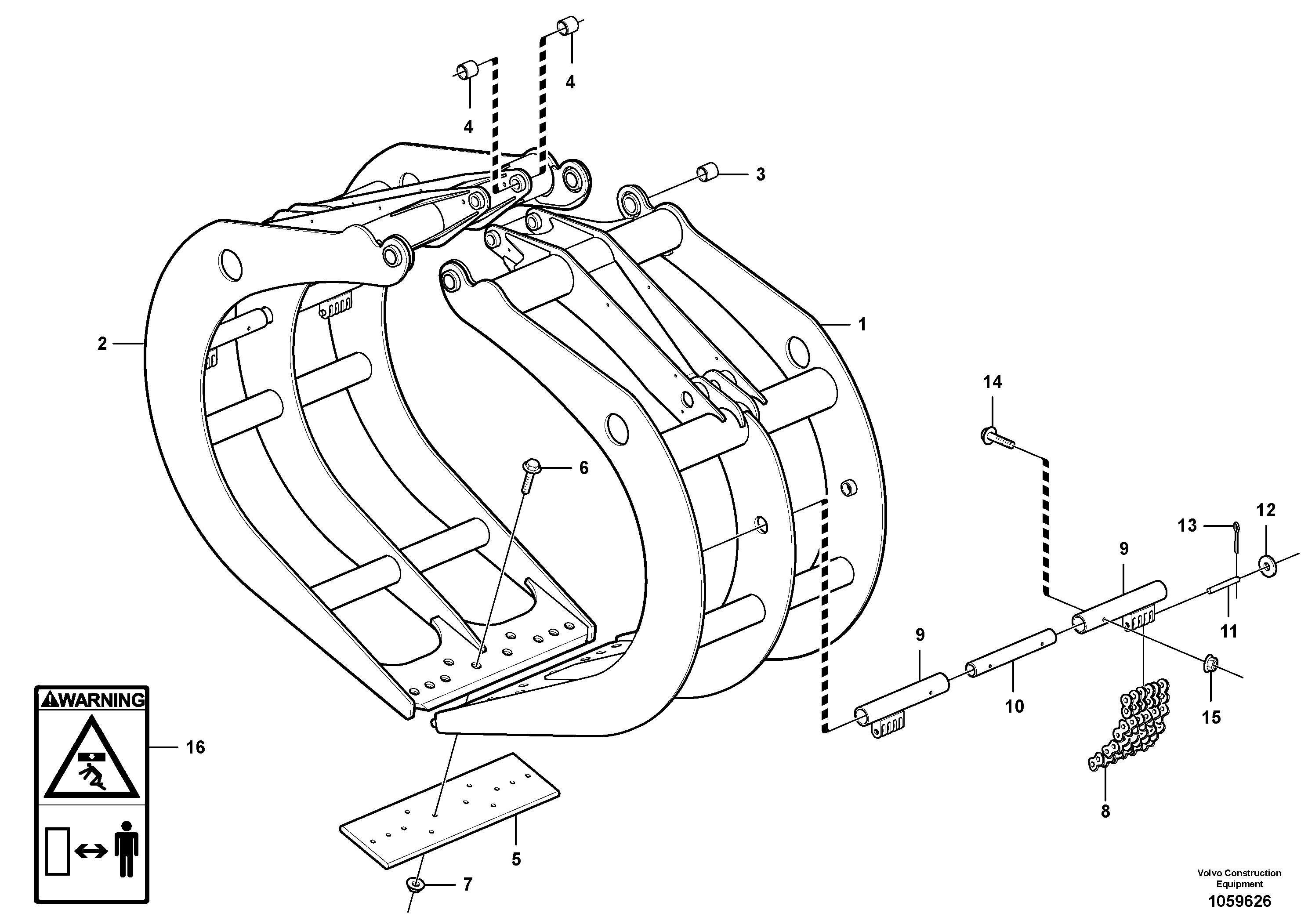 Heating Pipe VOE11157635 VOLVO