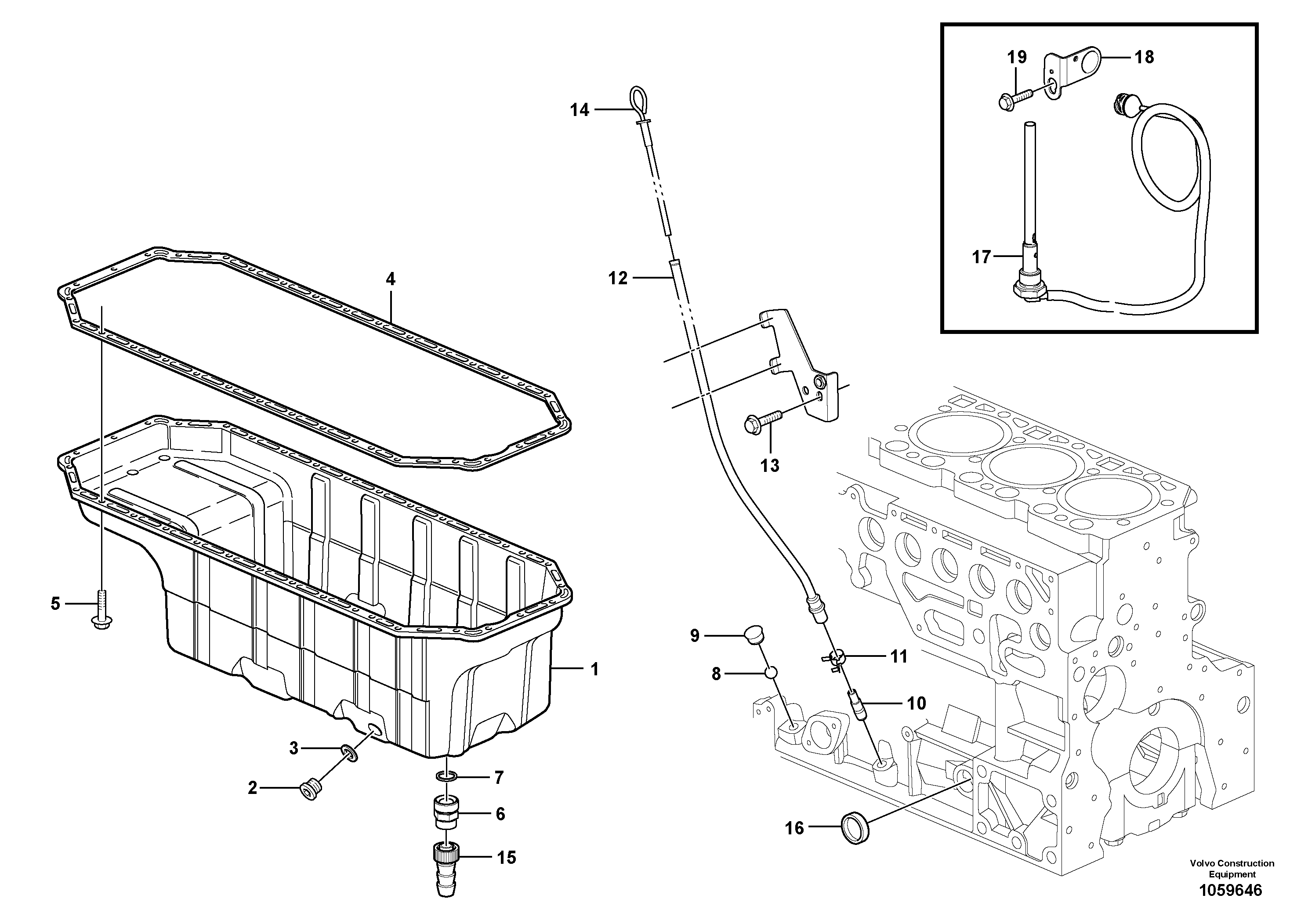 Tree-length grapple VOE21646771 VOLVO