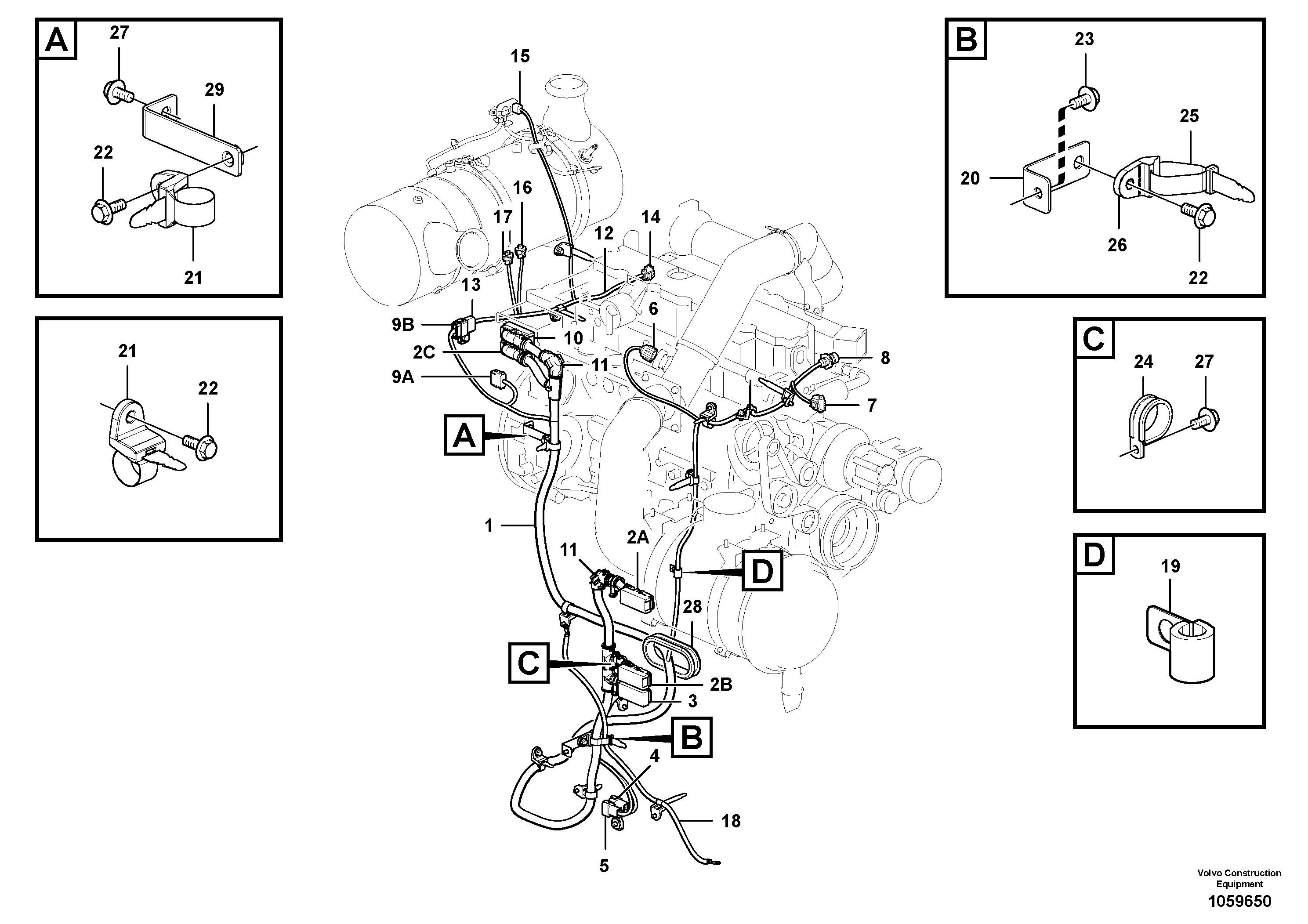Cable harness VOE14622658 VOLVO