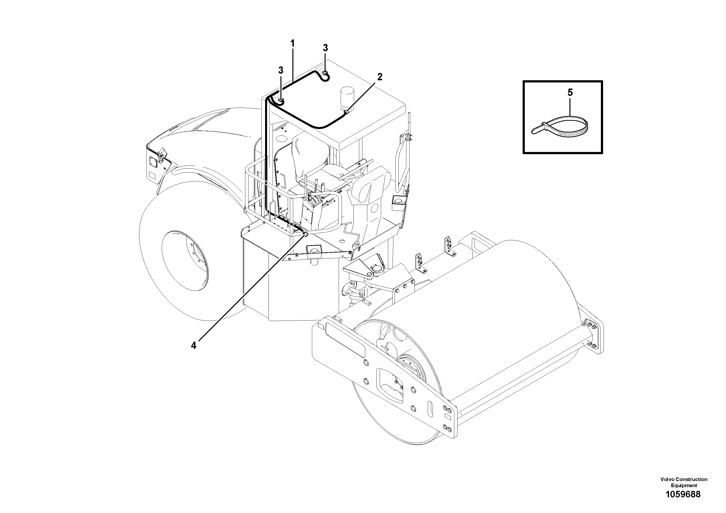 Cable harness RM/VOE12779170 VOLVO