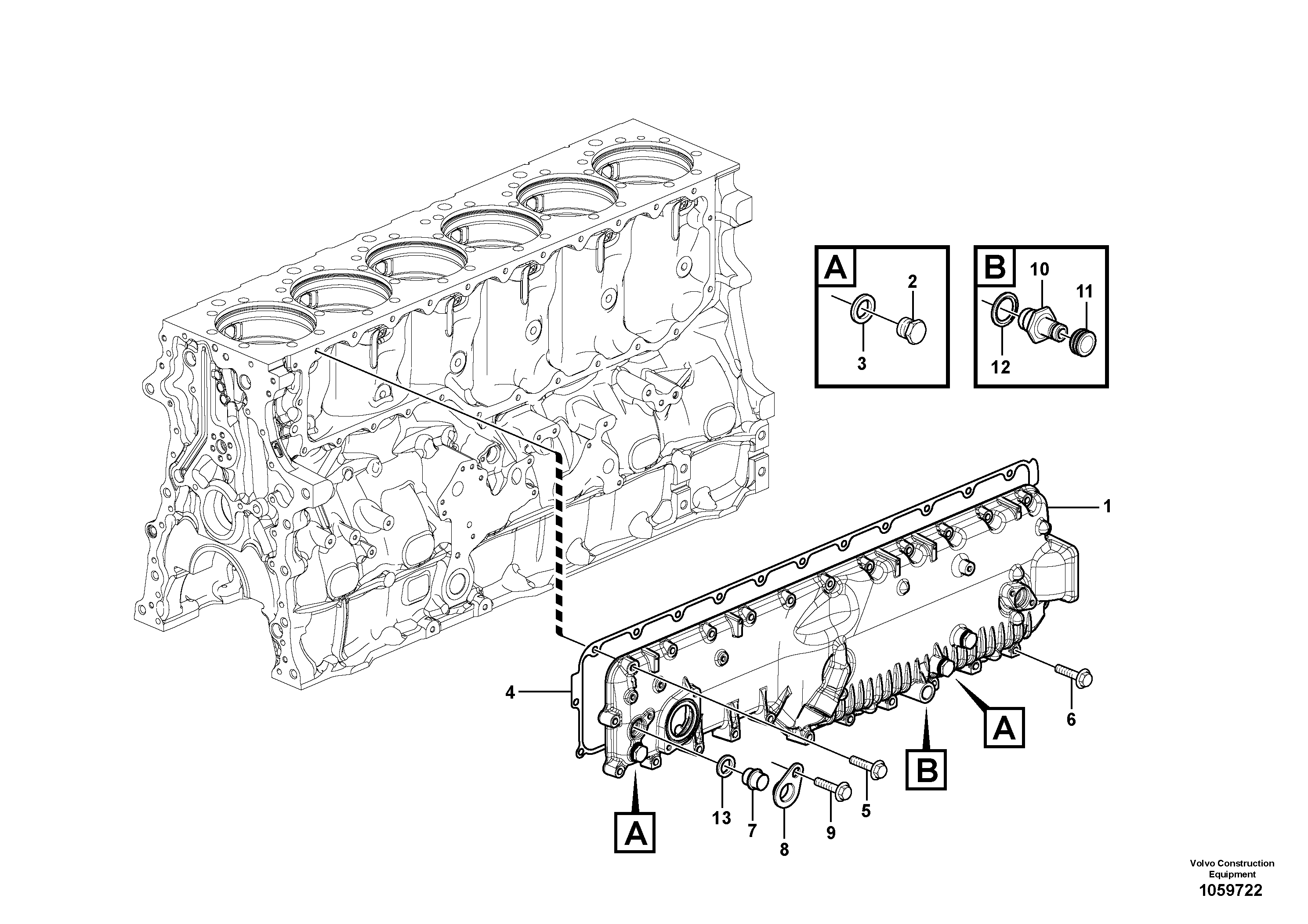 Маслоотражающее кольцо VOE21677250 VOLVO