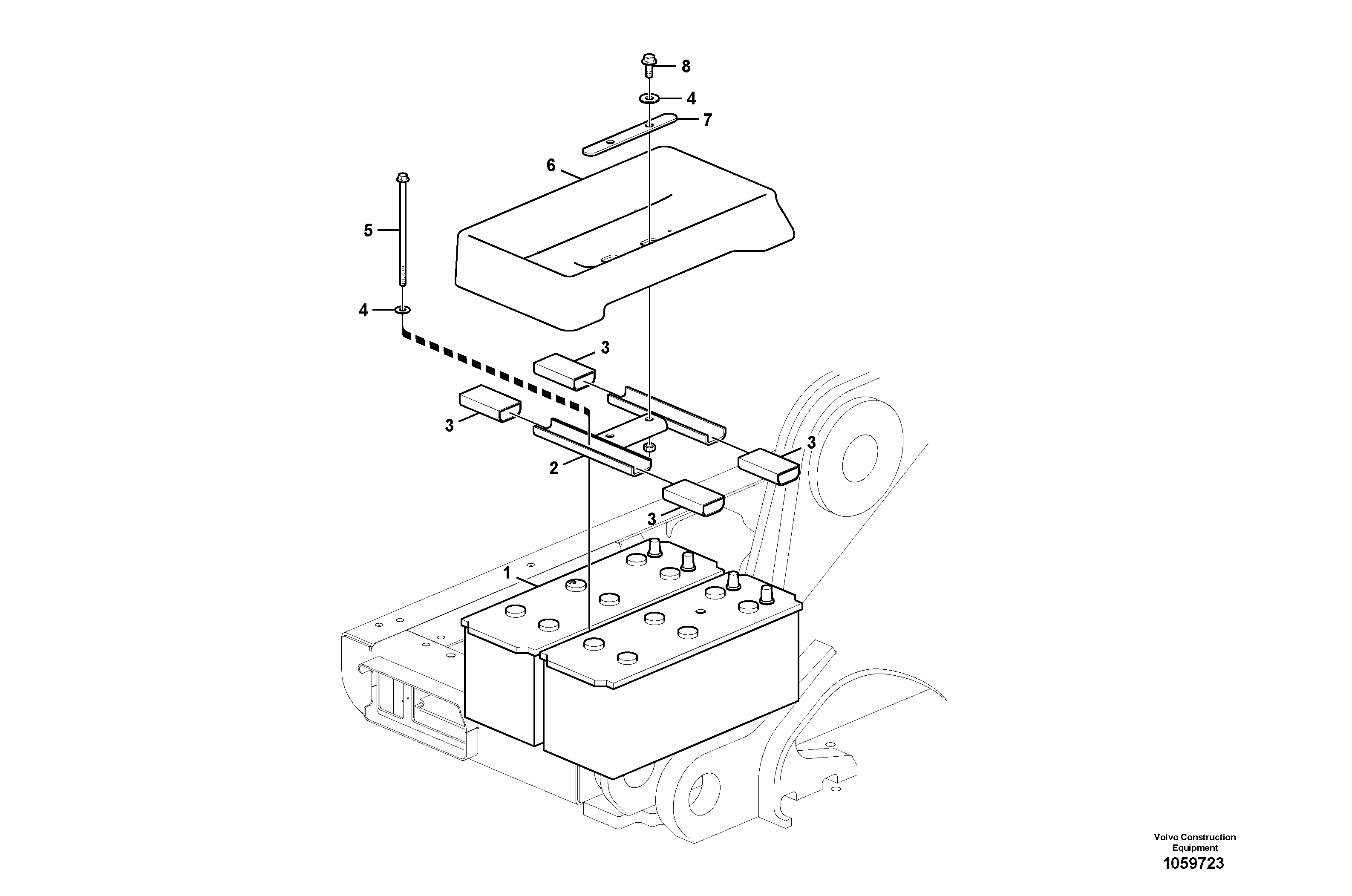 Bracket VOE17574296 VOLVO