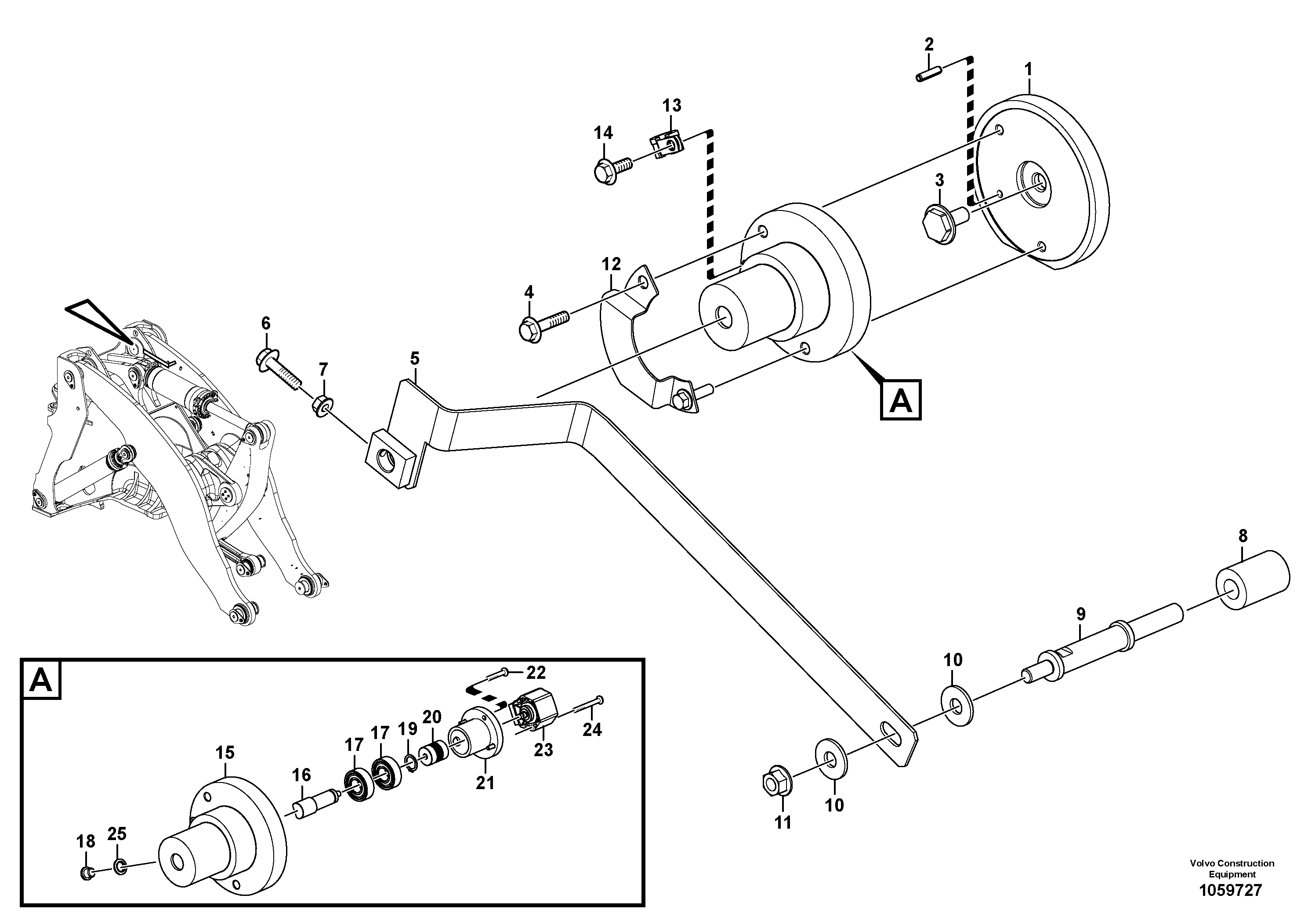 Captive Nut VOE15164135 VOLVO