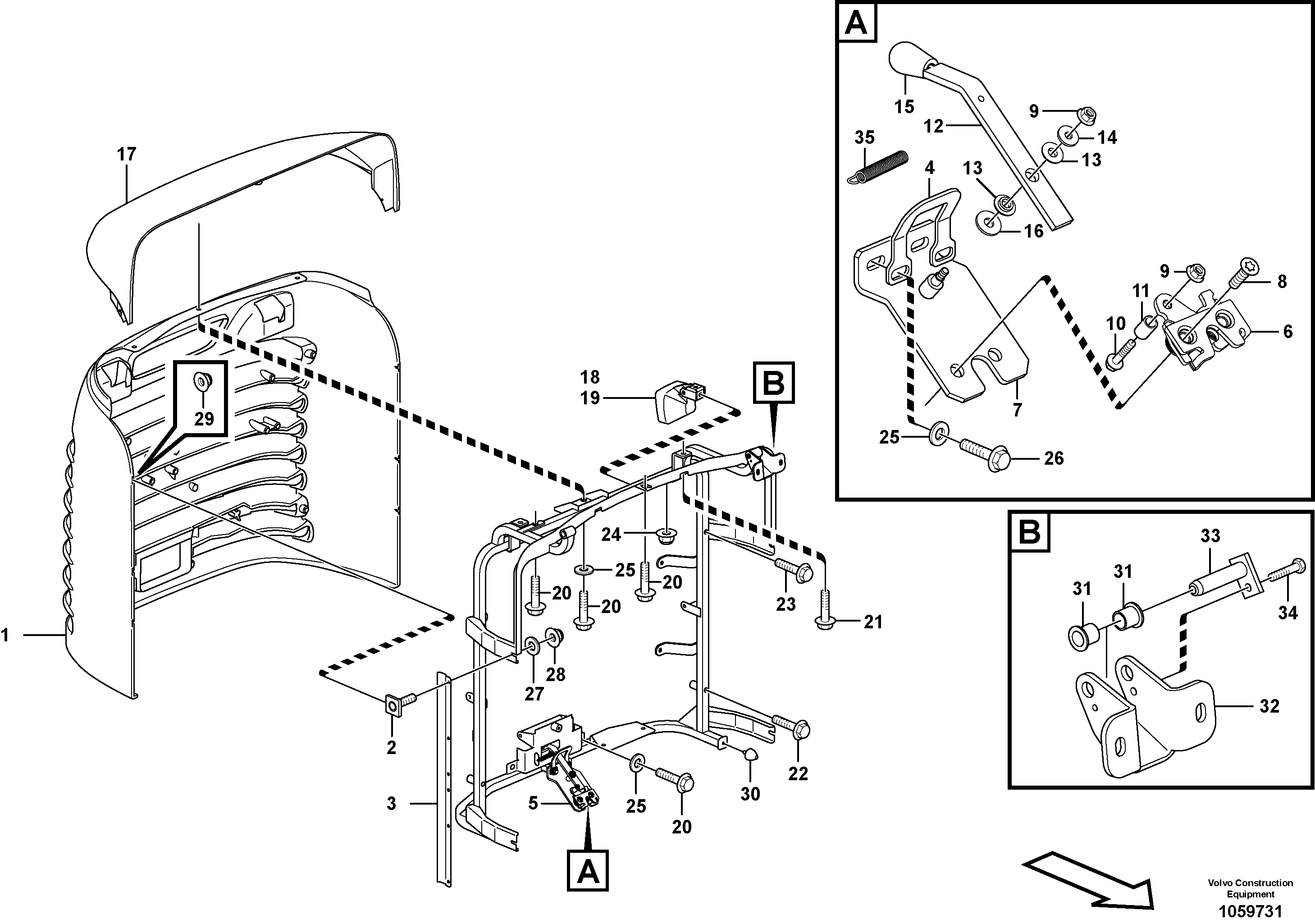 Locking Plate VOE15068573 VOLVO