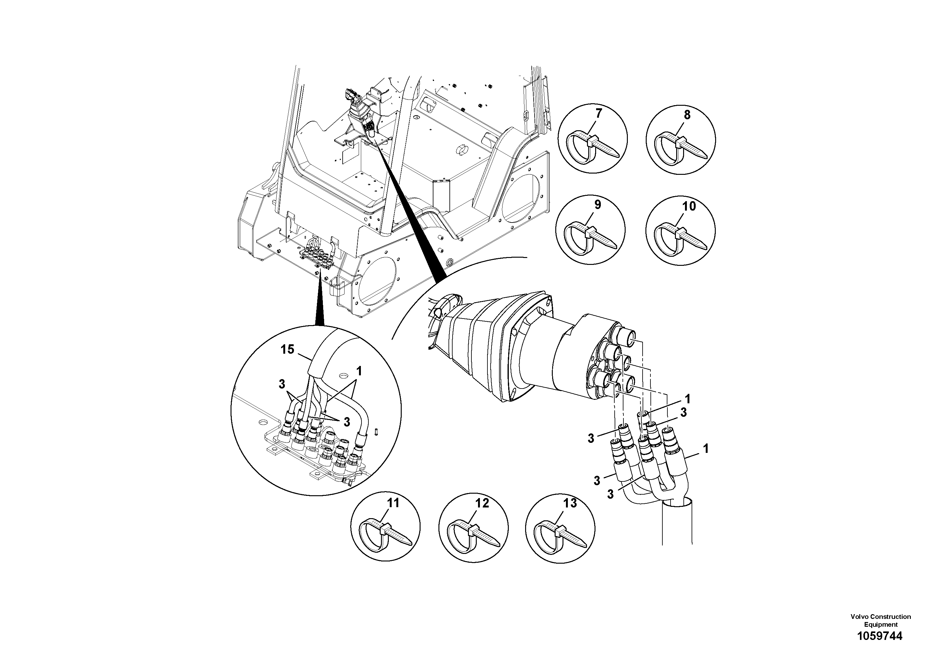 Gear, water pump VOE17205272 VOLVO