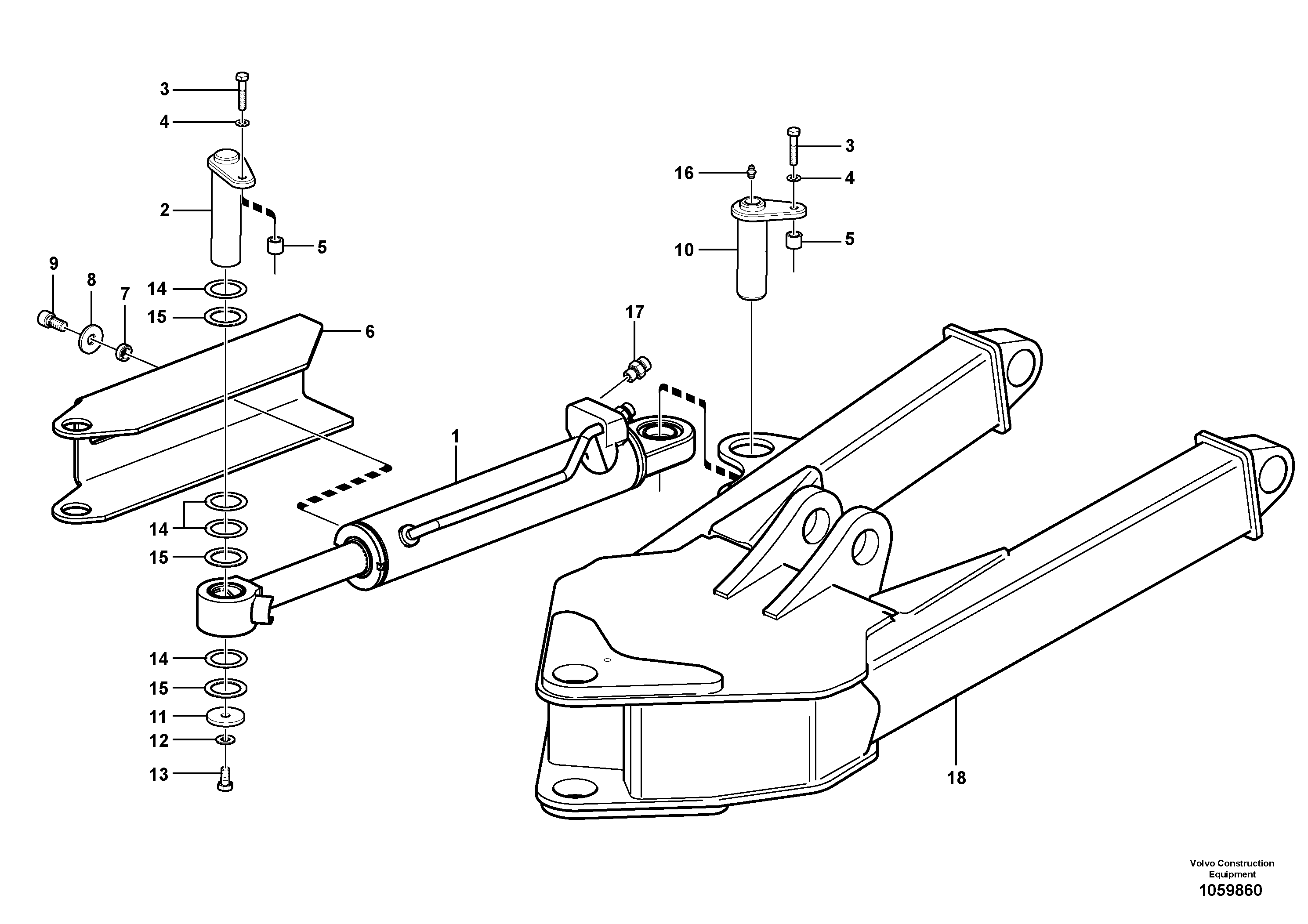 Swg Lk Cylinder VOE11808474 VOLVO