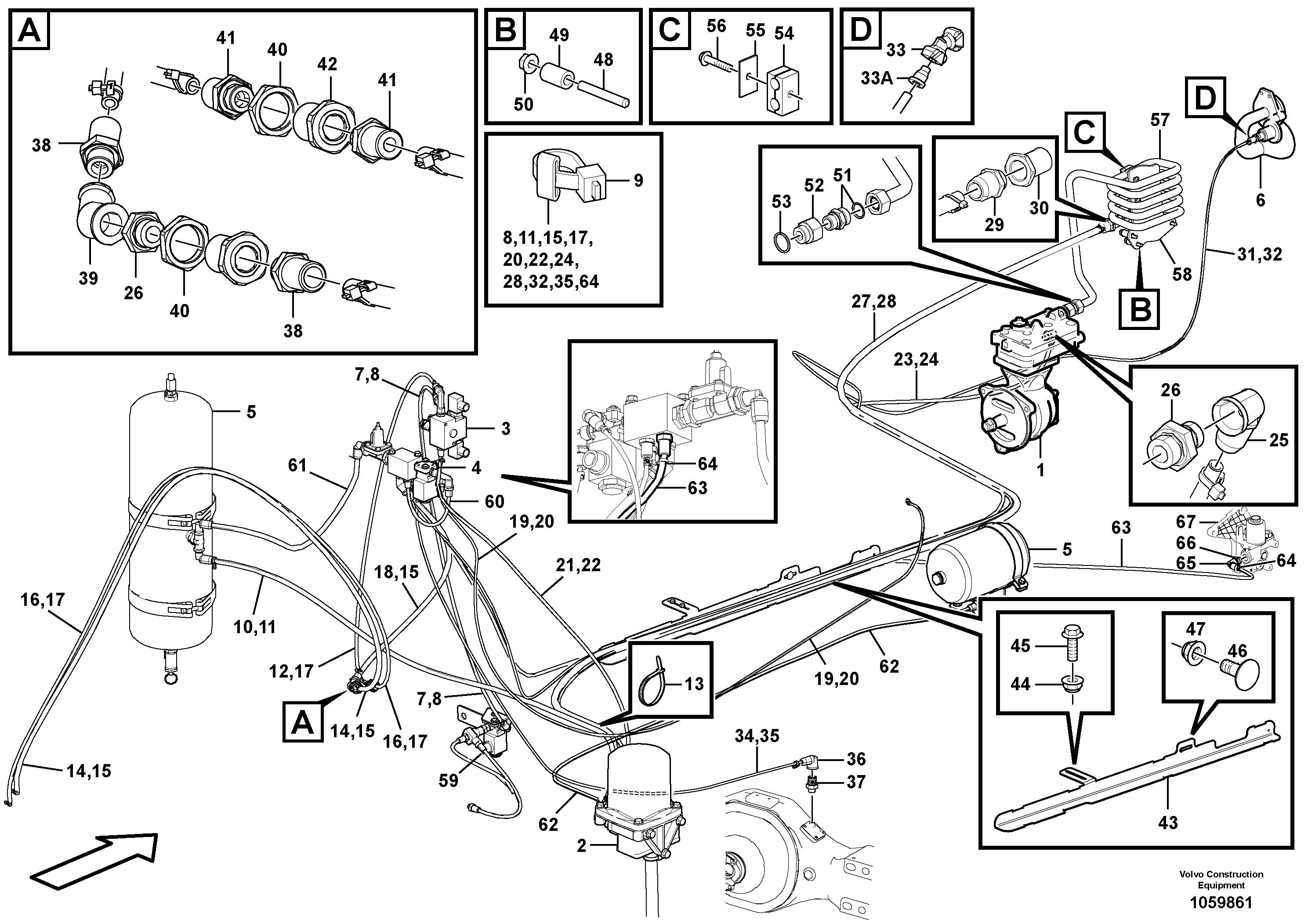 Water pump ger VOE993219 VOLVO