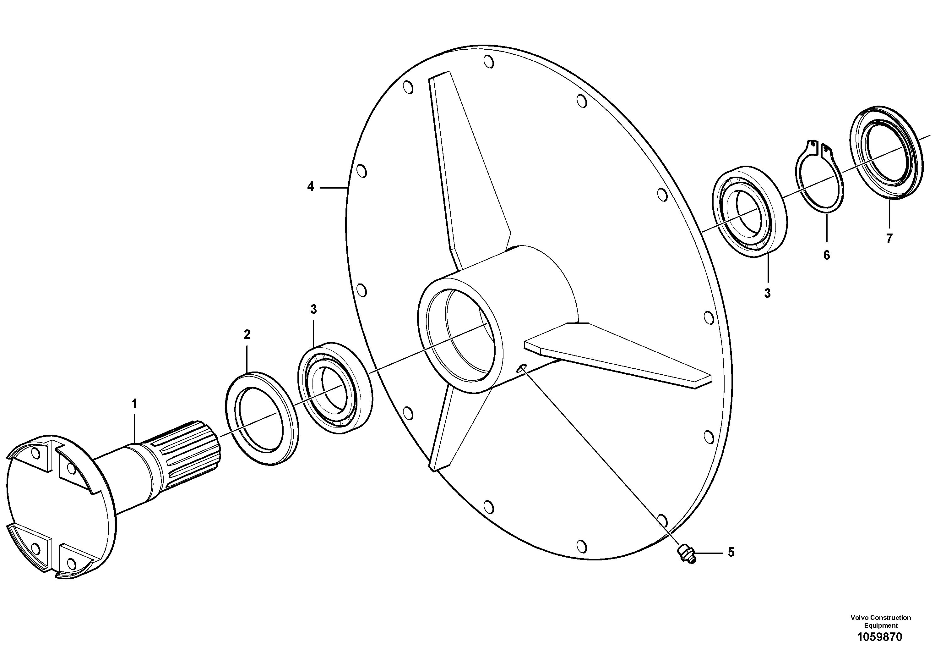 Six point socket screw VOE12784474 VOLVO