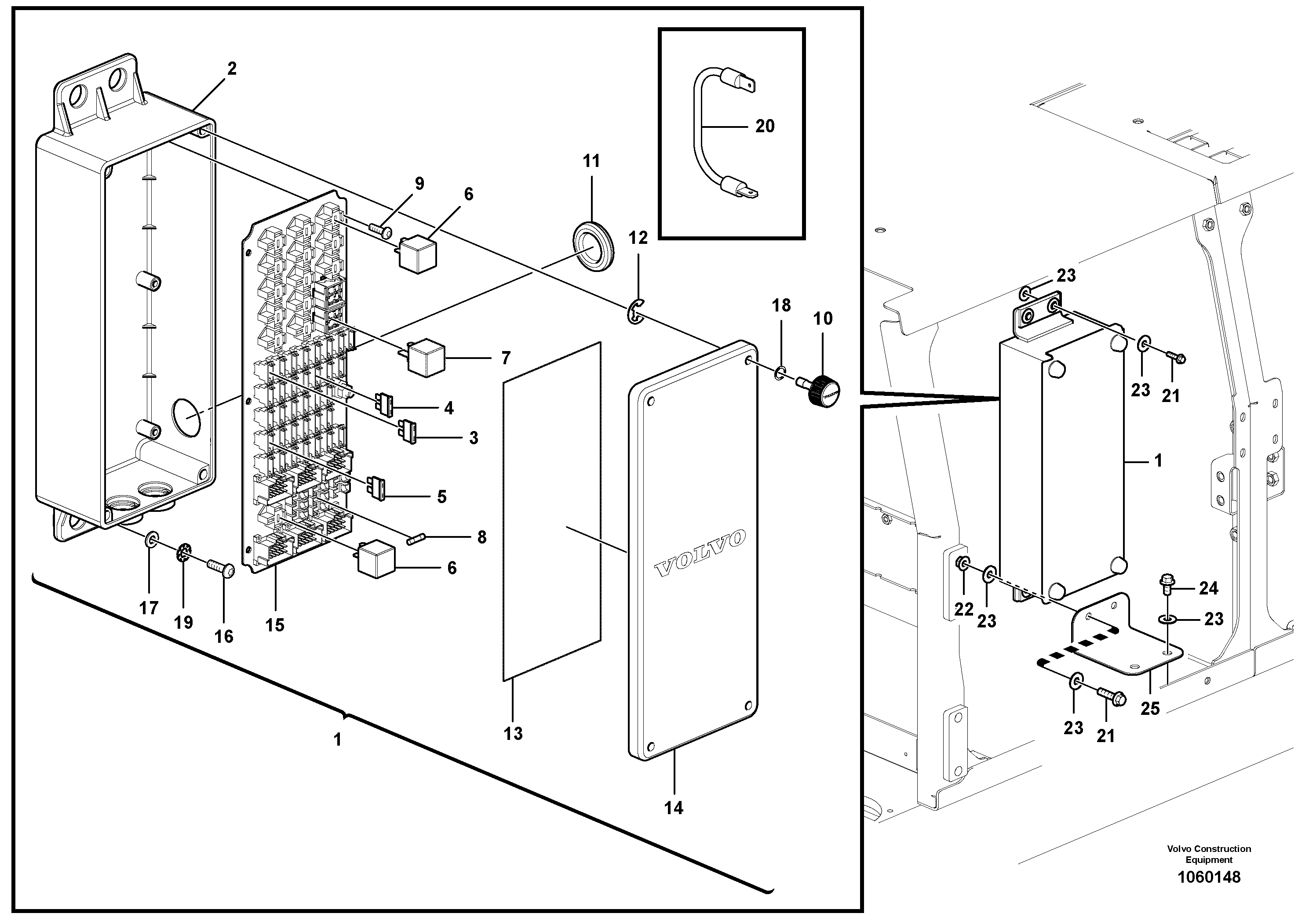 Bracket VOE14608958 VOLVO