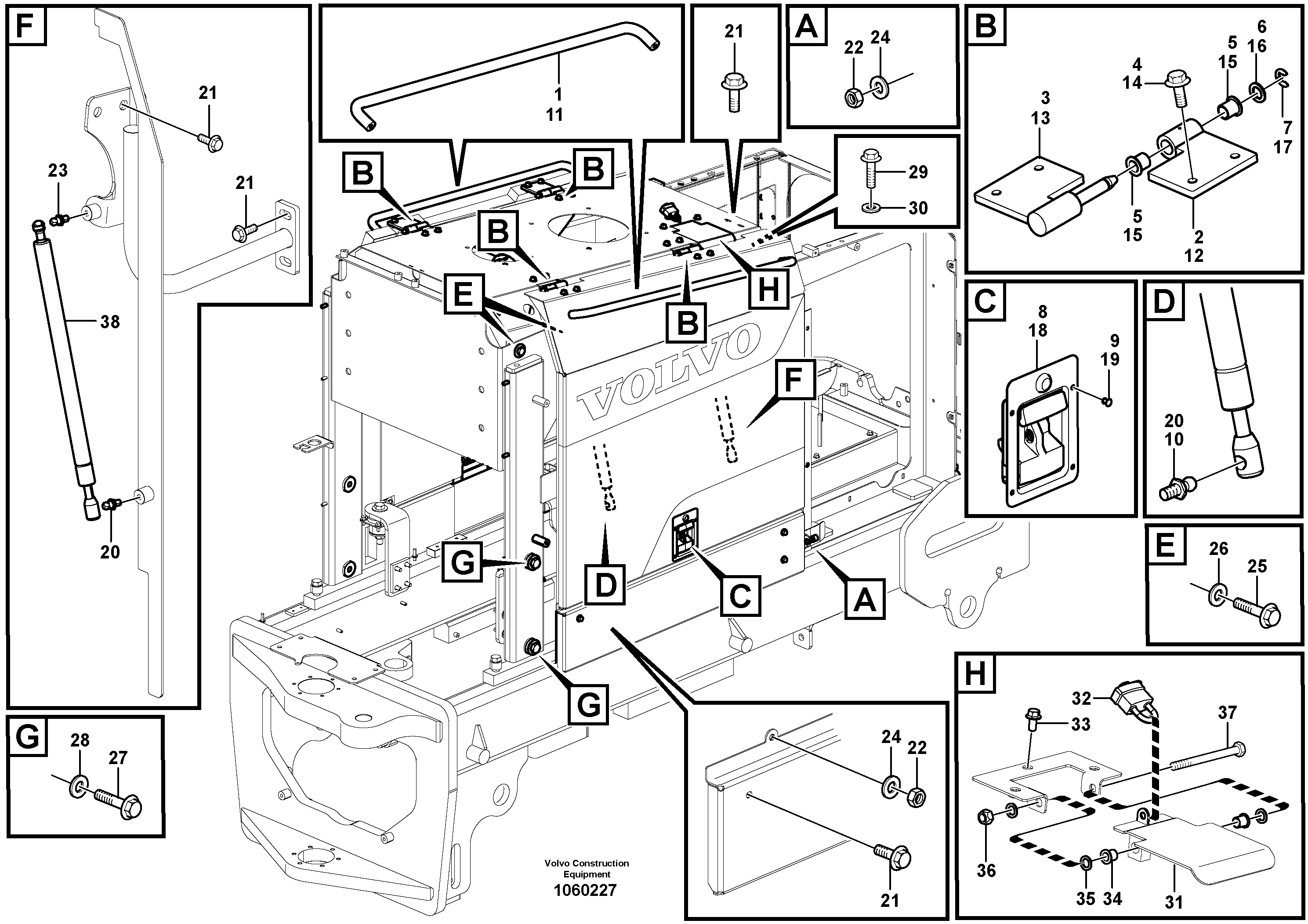 Insulating Hose VOE15413302 VOLVO