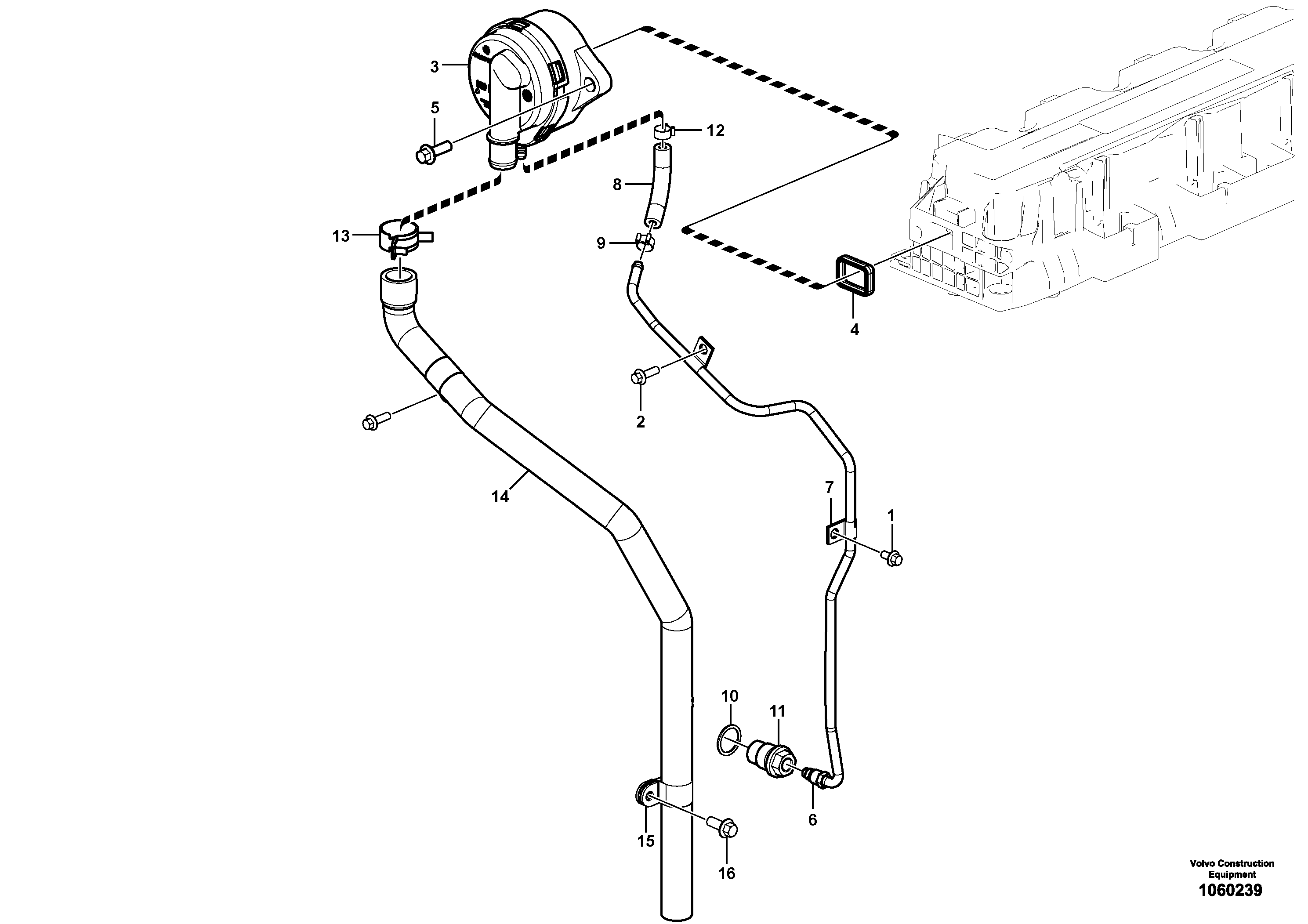Trg Wheel Axle VOE22233559 VOLVO