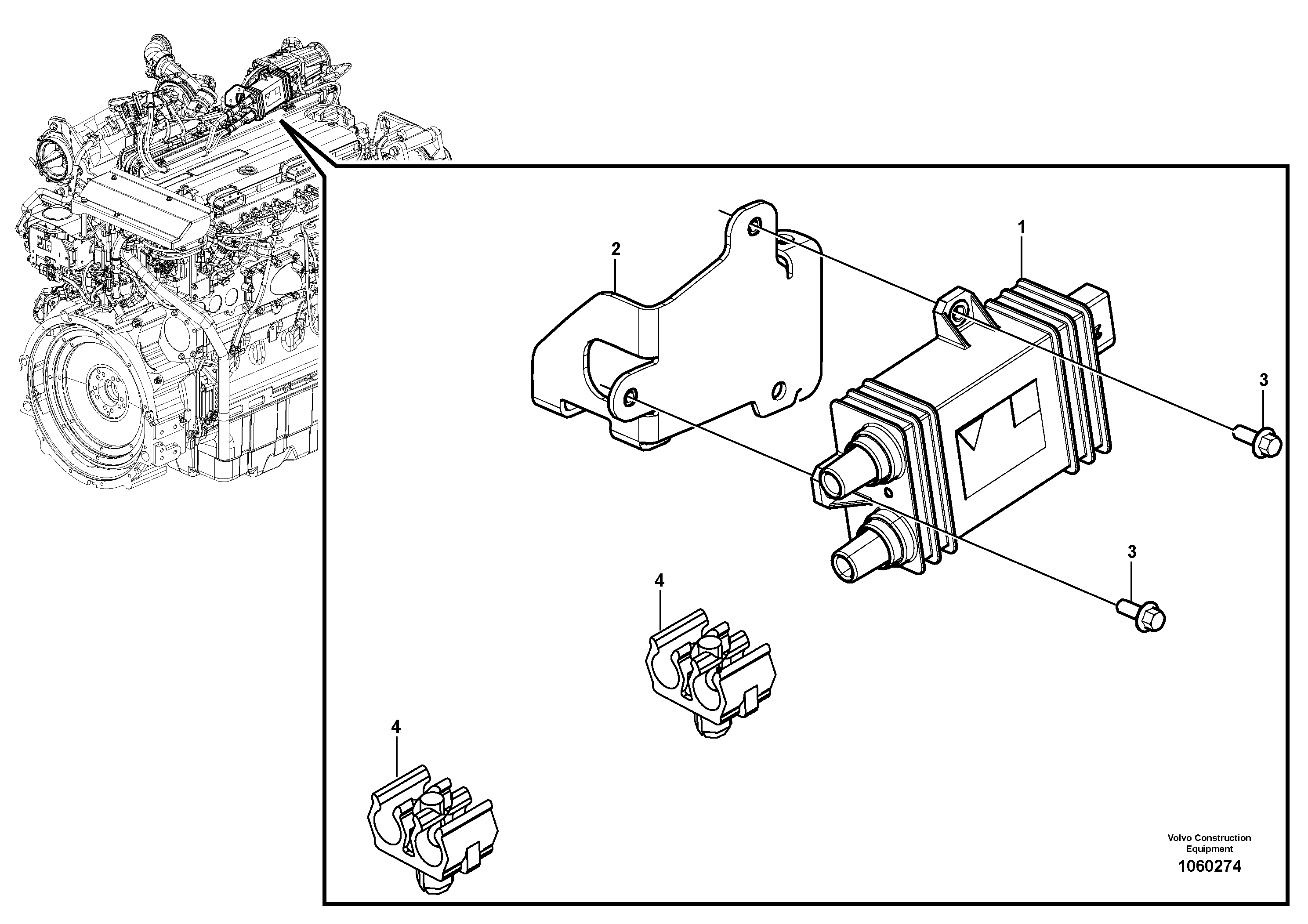 Bracket 4506283 VOLVO