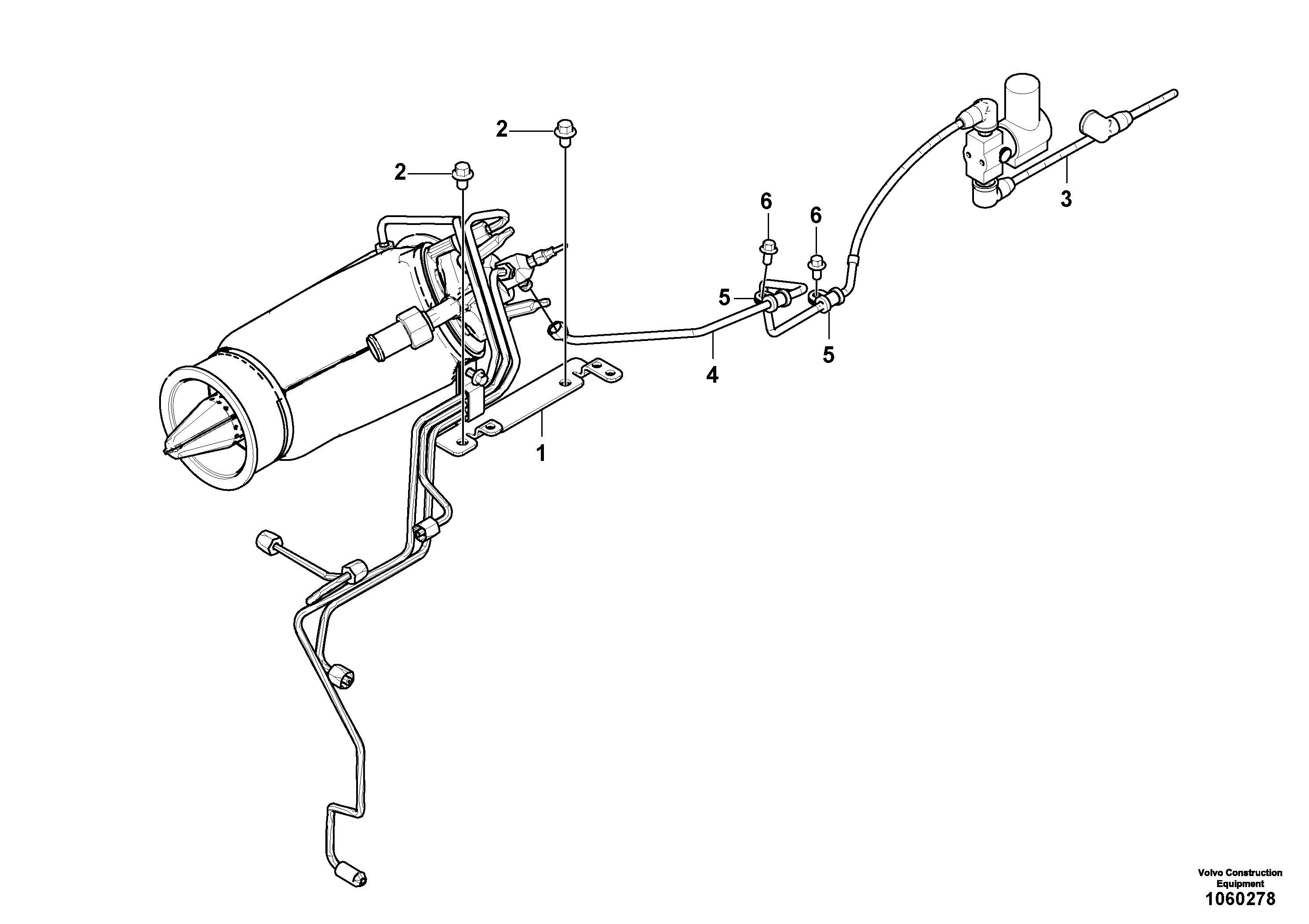Seat frame VOE21774096 VOLVO