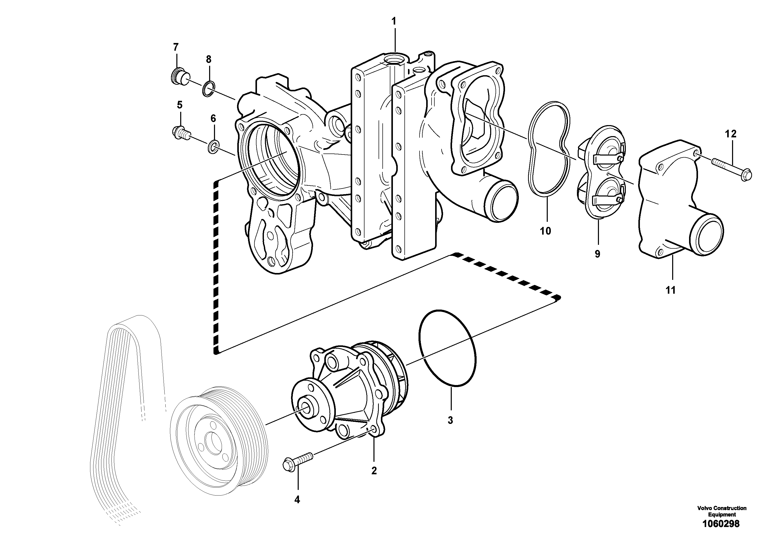 Baffle VOE21774986 VOLVO