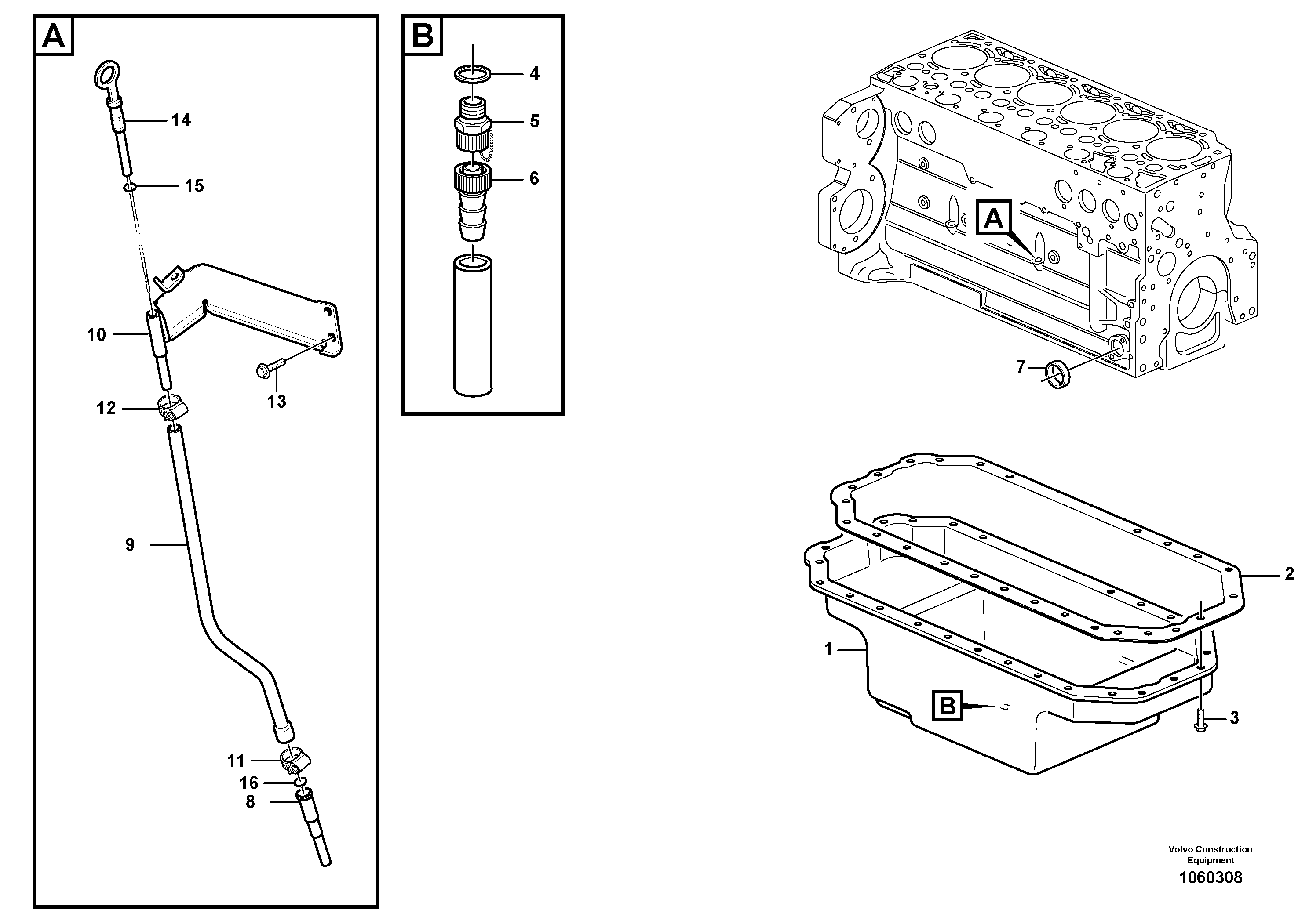 Hydr.backshoe equipm. VOE21916013 VOLVO