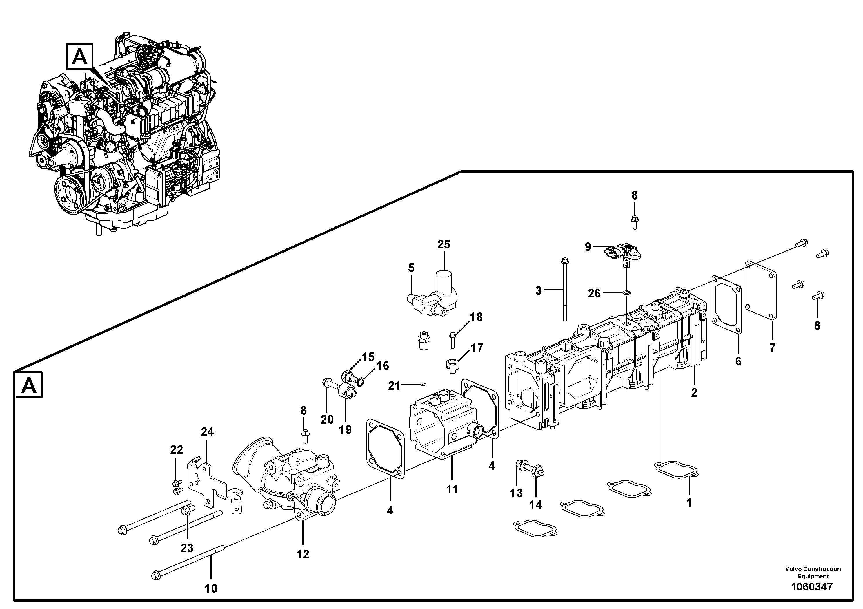 Маслоотражающее кольцо VOE21774575 VOLVO