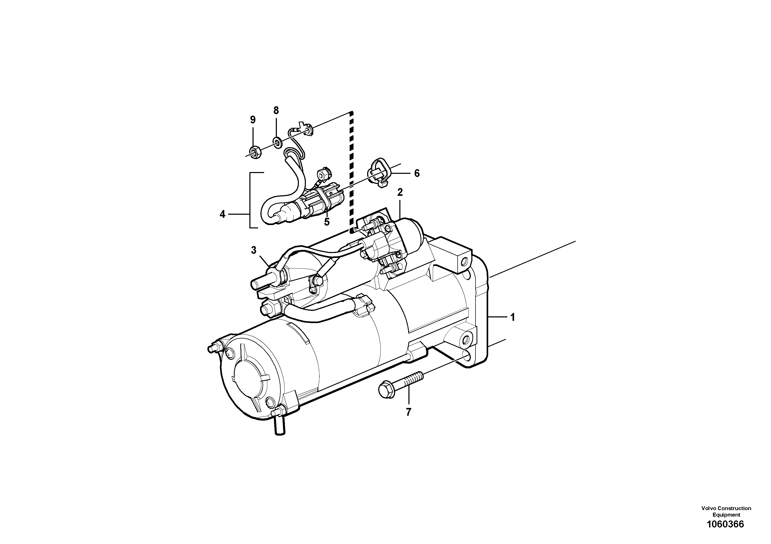 Radio Support VOE21754797 VOLVO