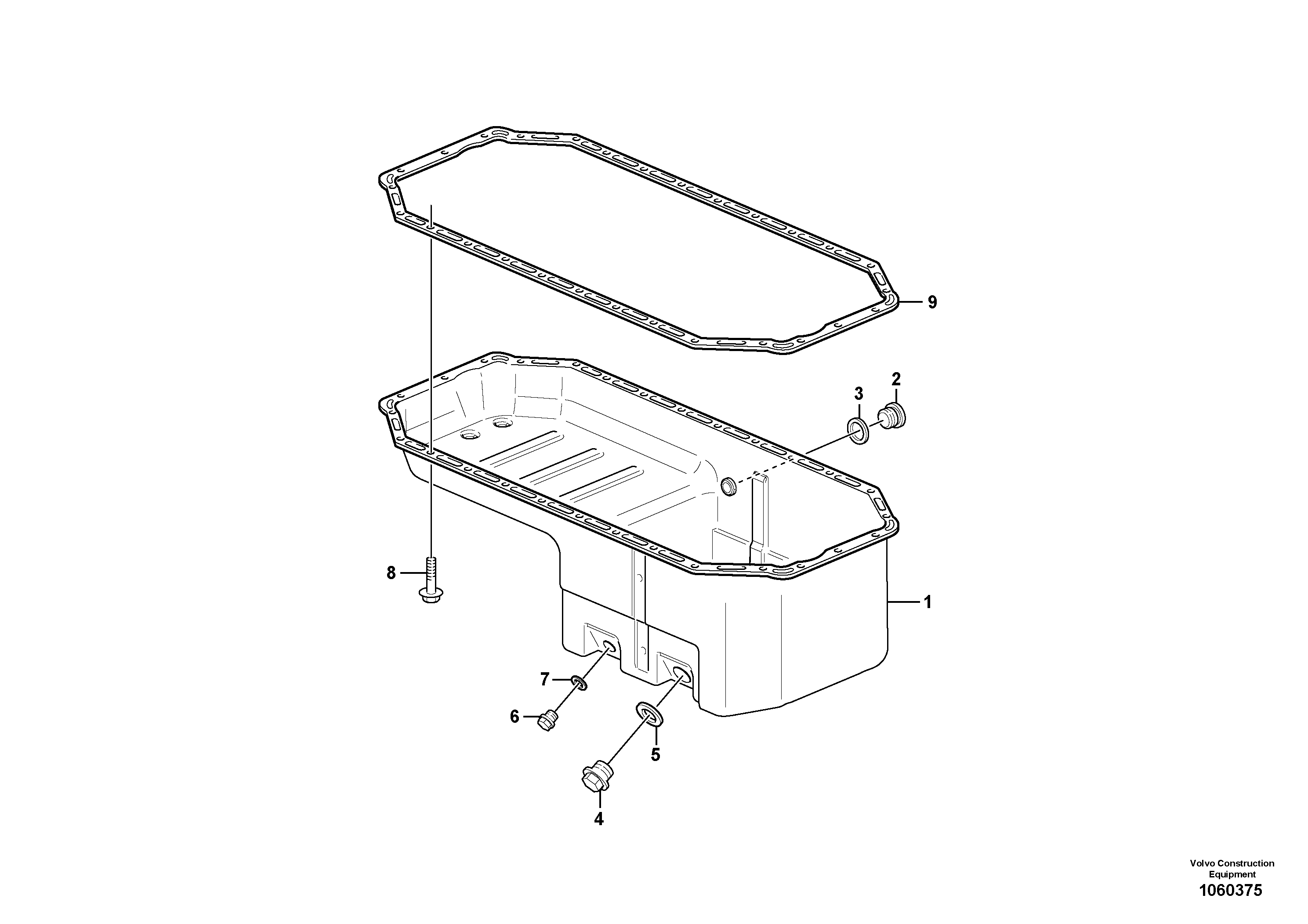 Mudguard VOE60112461 VOLVO