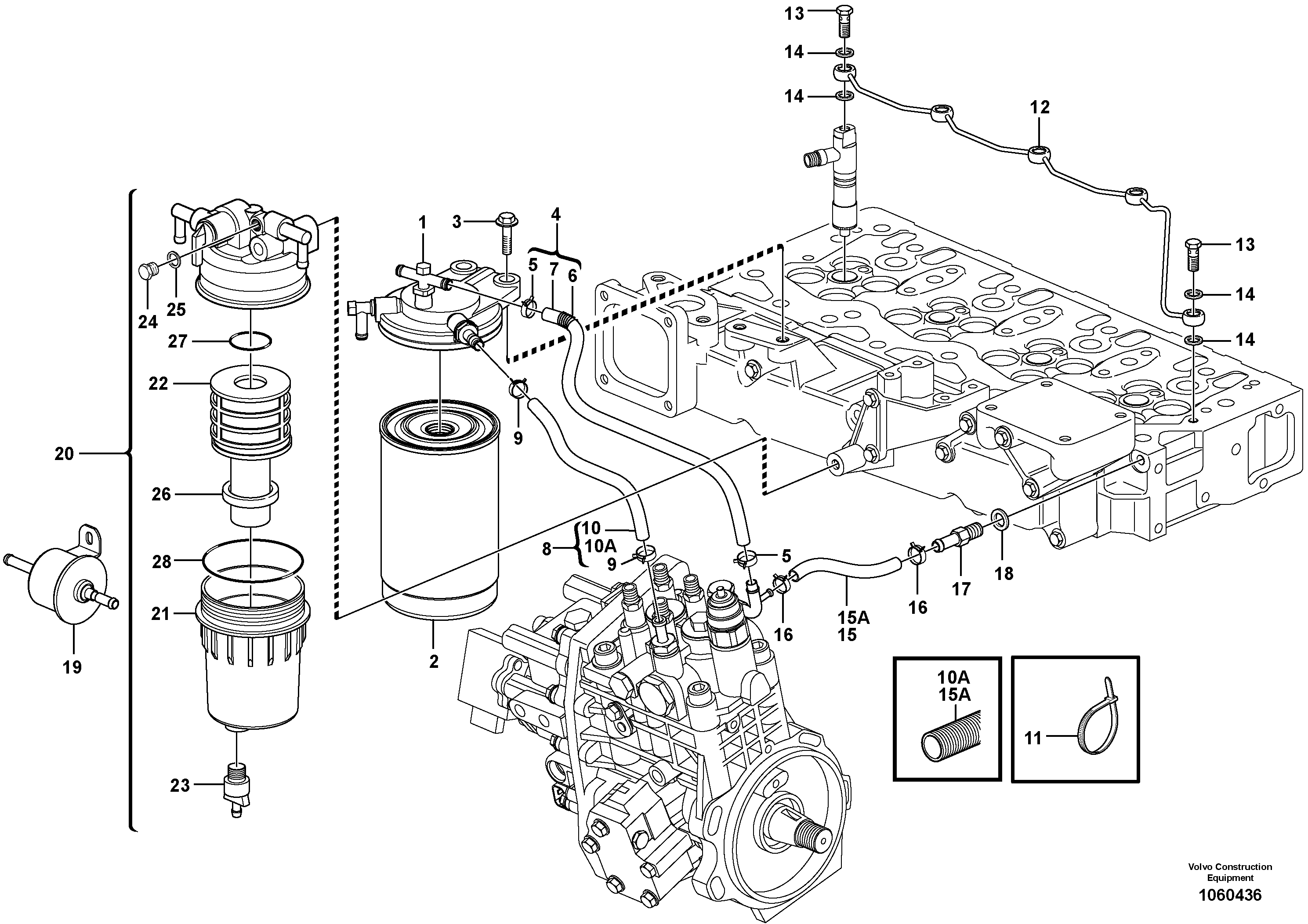 Fuel miser valve VOE15157756 VOLVO