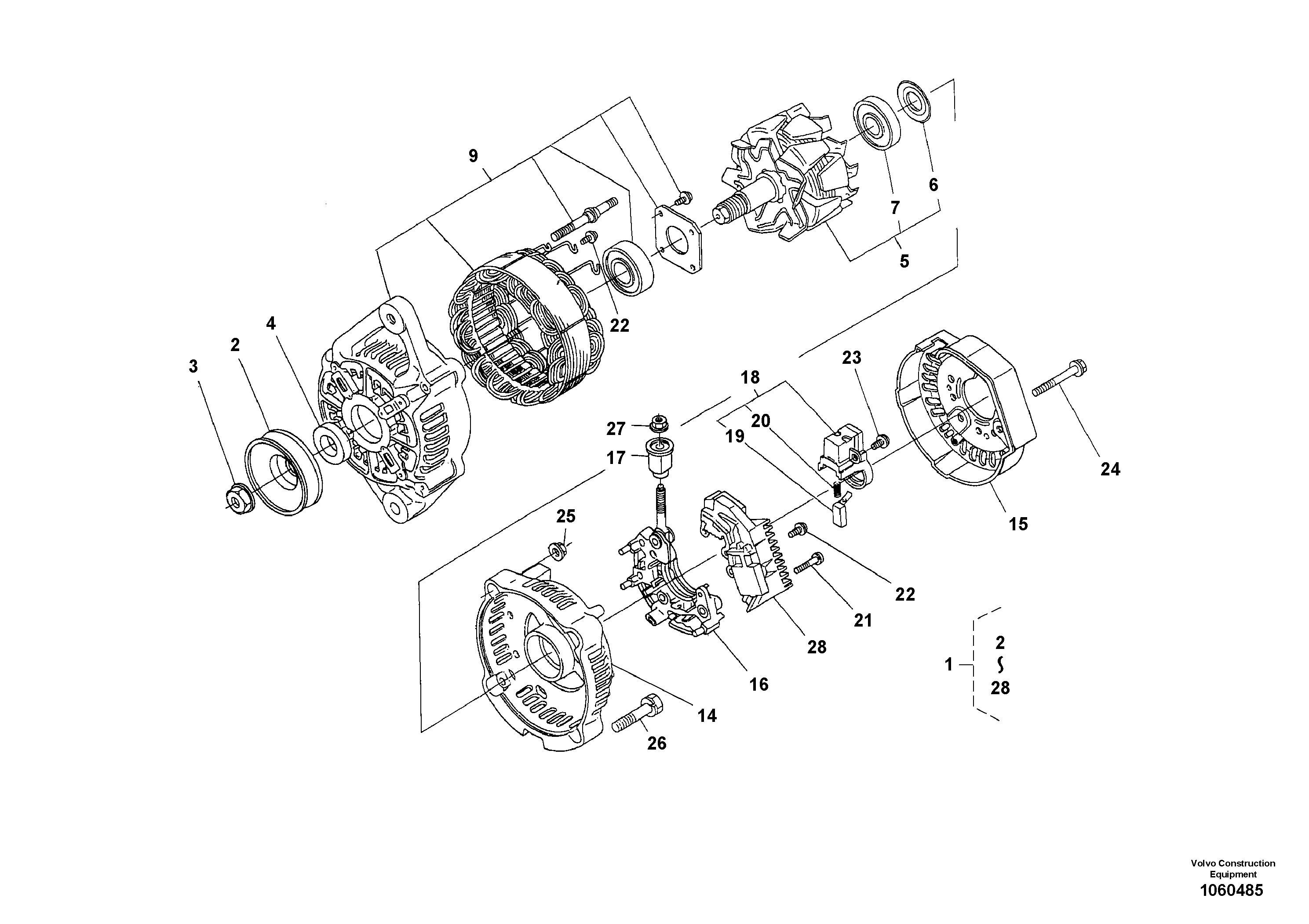 Cyl.pin VOE16660120 VOLVO