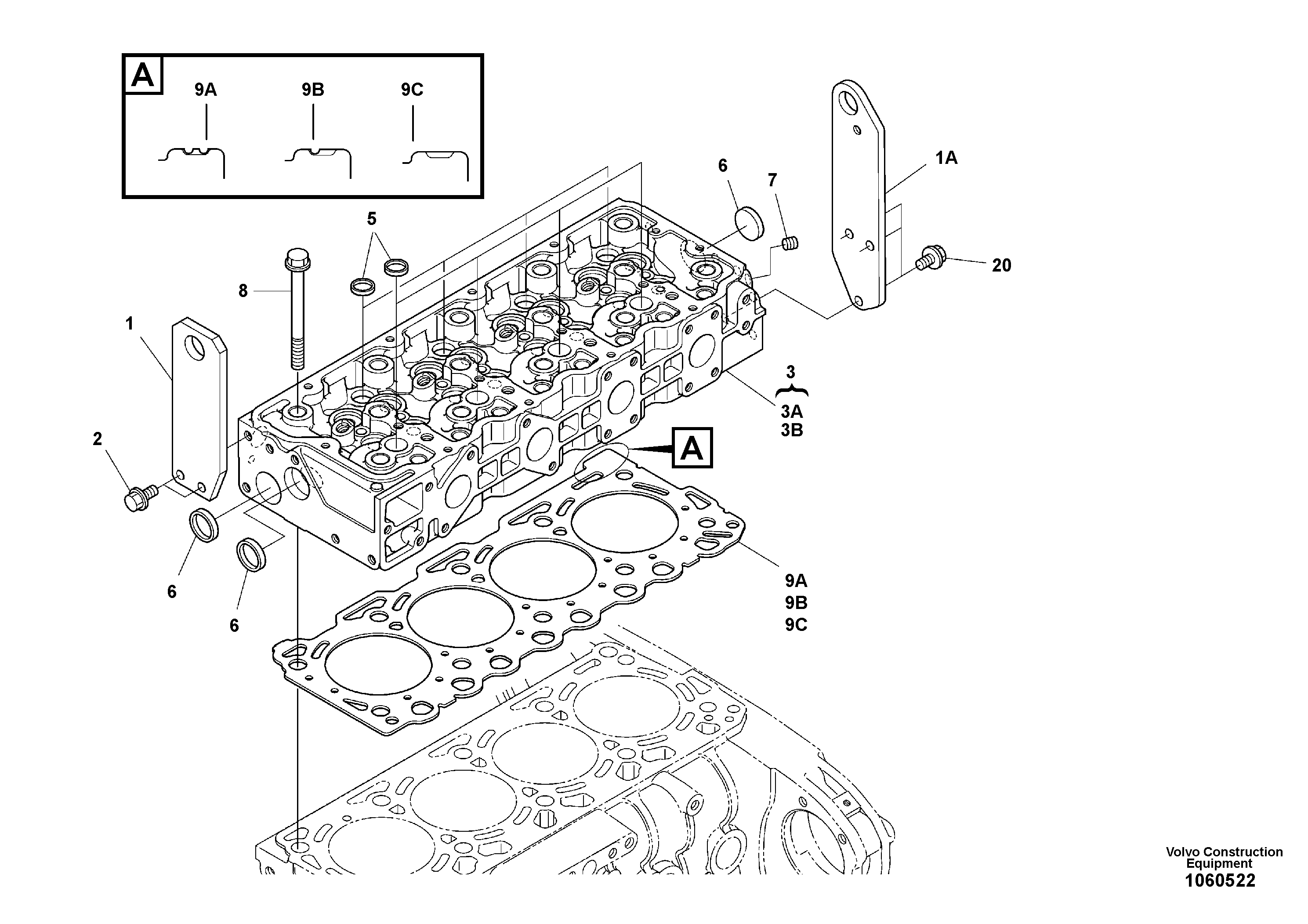 Cprsr Bracket VOE16682885 VOLVO