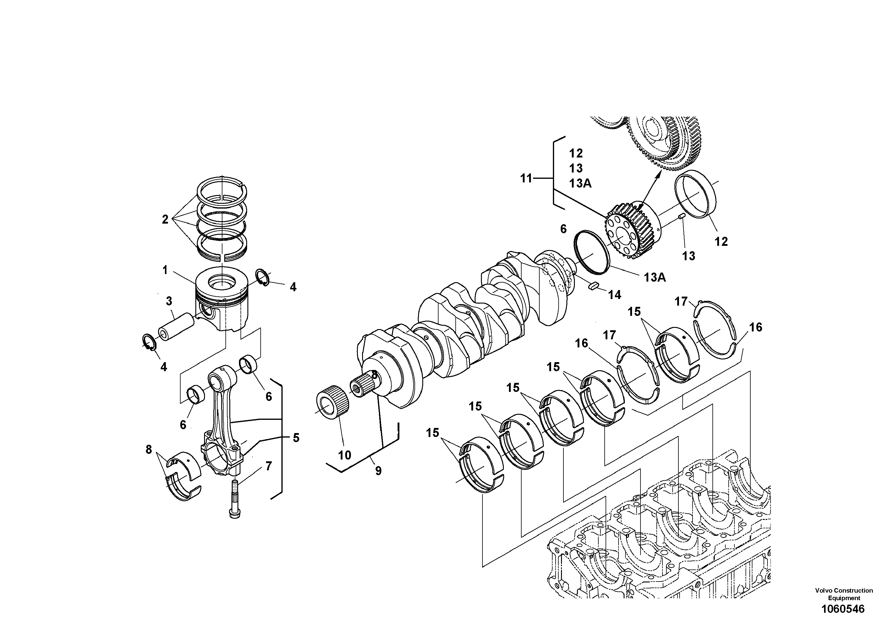 Flange sealiong VOE17495331 VOLVO