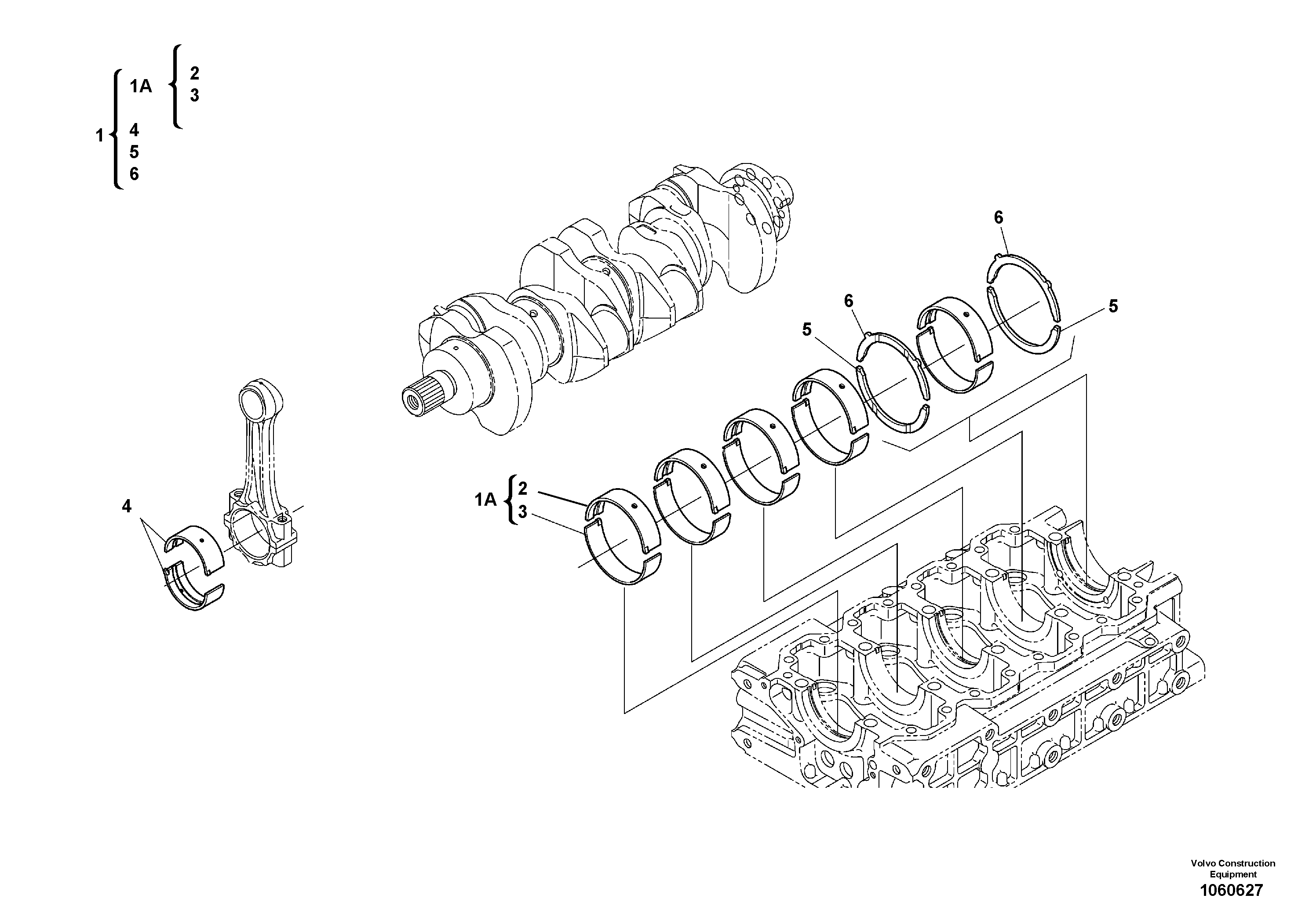 Steering Axle VOE16682806 VOLVO