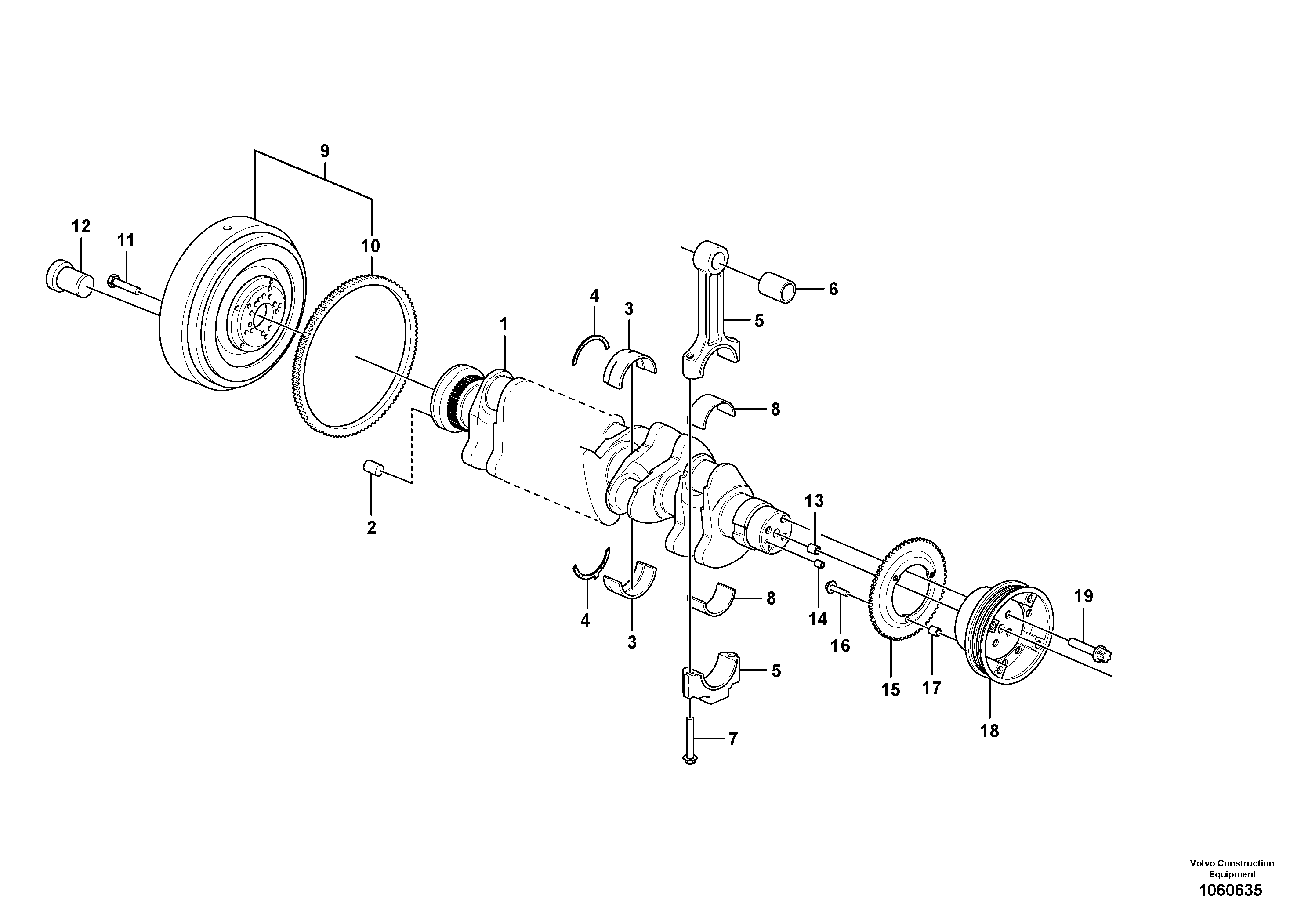 Boom primary VOE22967535 VOLVO