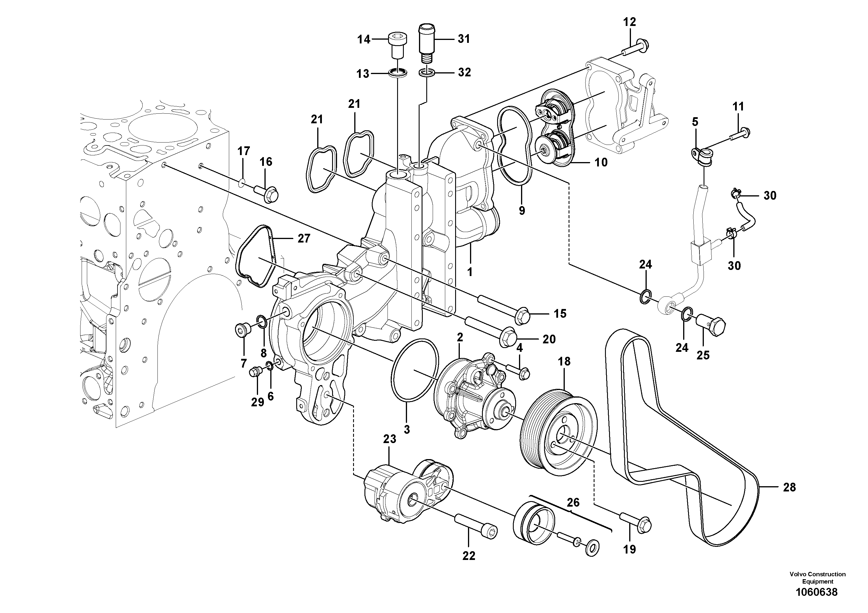 Промежуточная шестерня VOE982066 VOLVO
