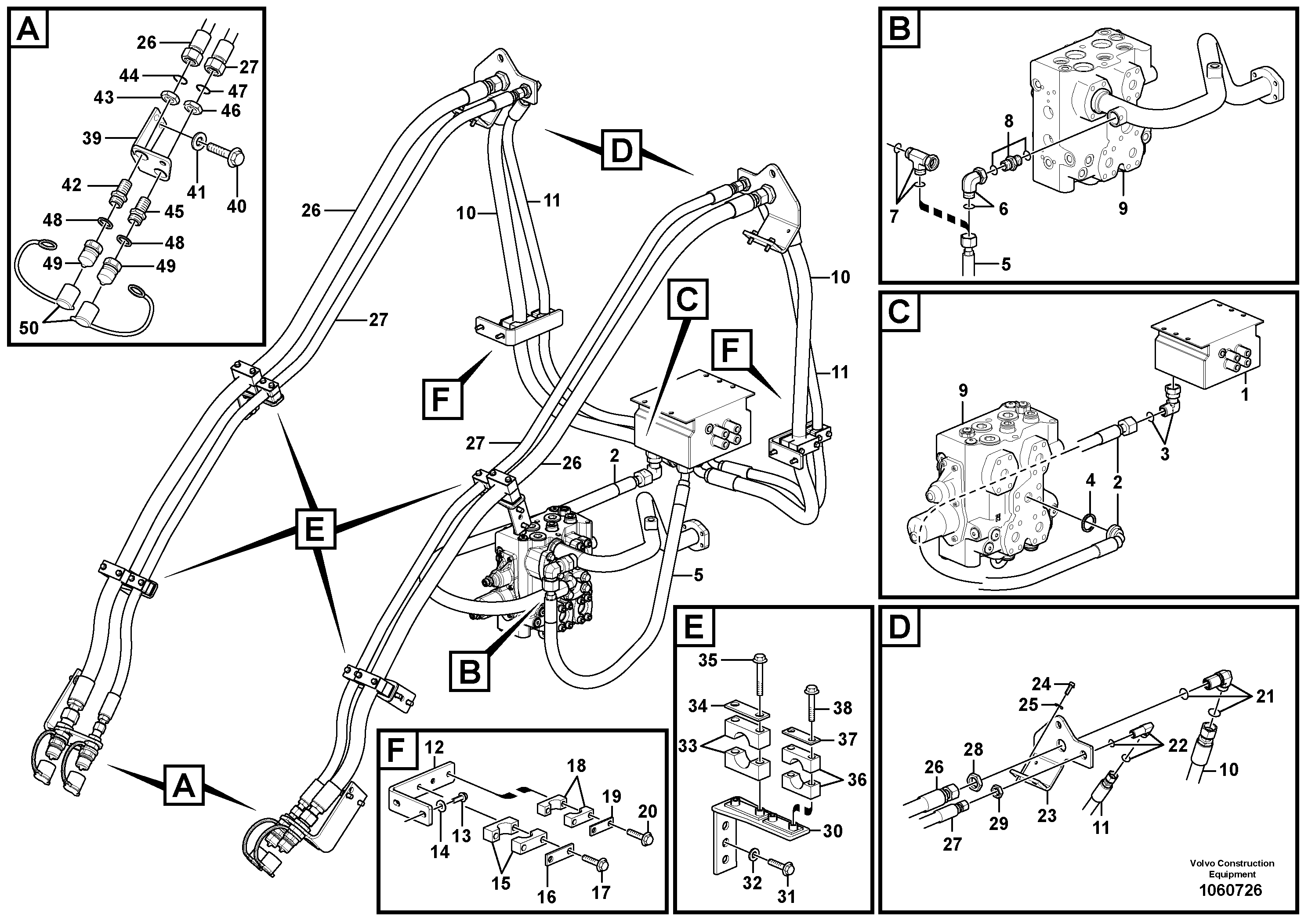 Timing gear casing VOE938654 VOLVO
