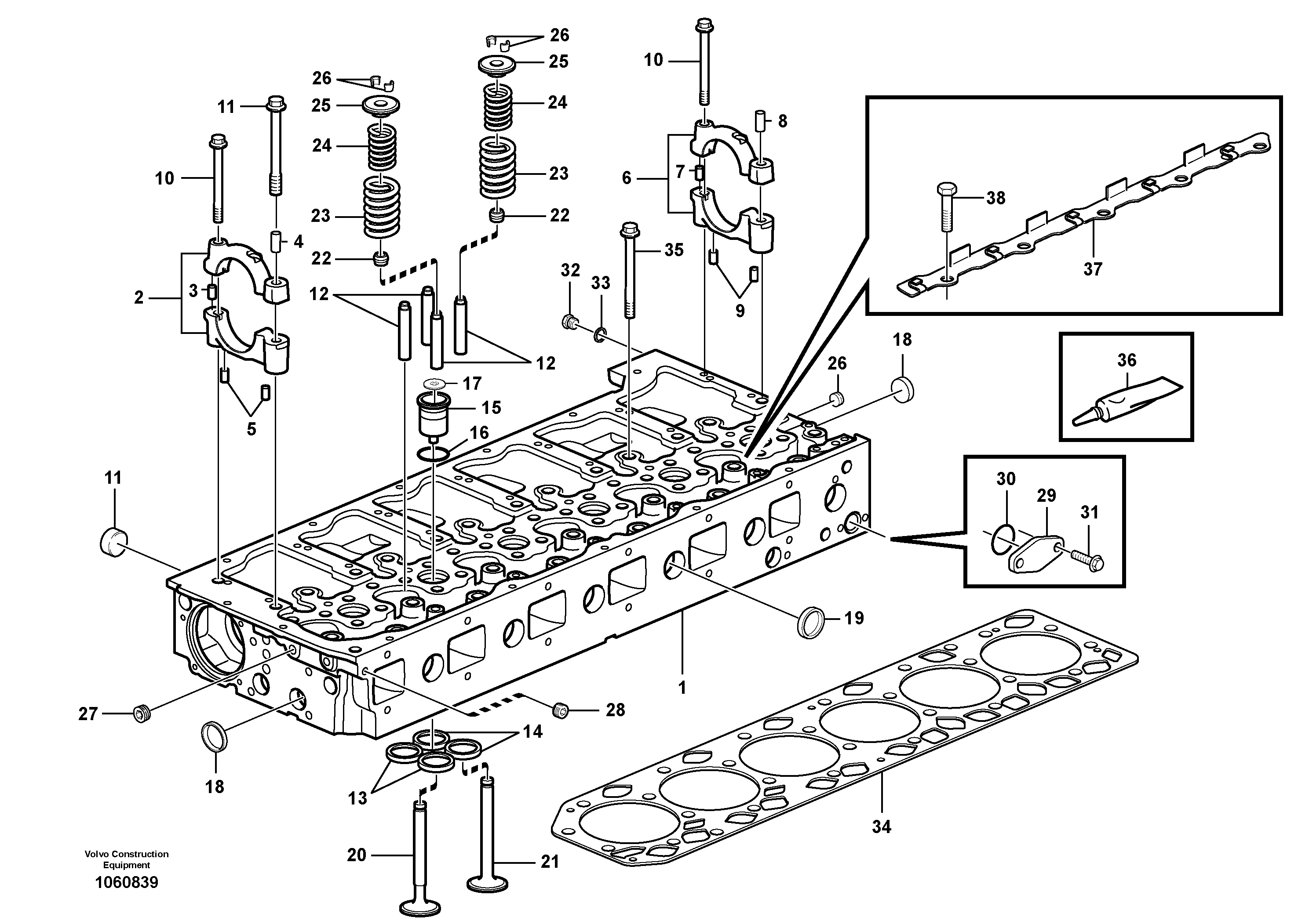 Cprsr Bracket VOE21576302 VOLVO