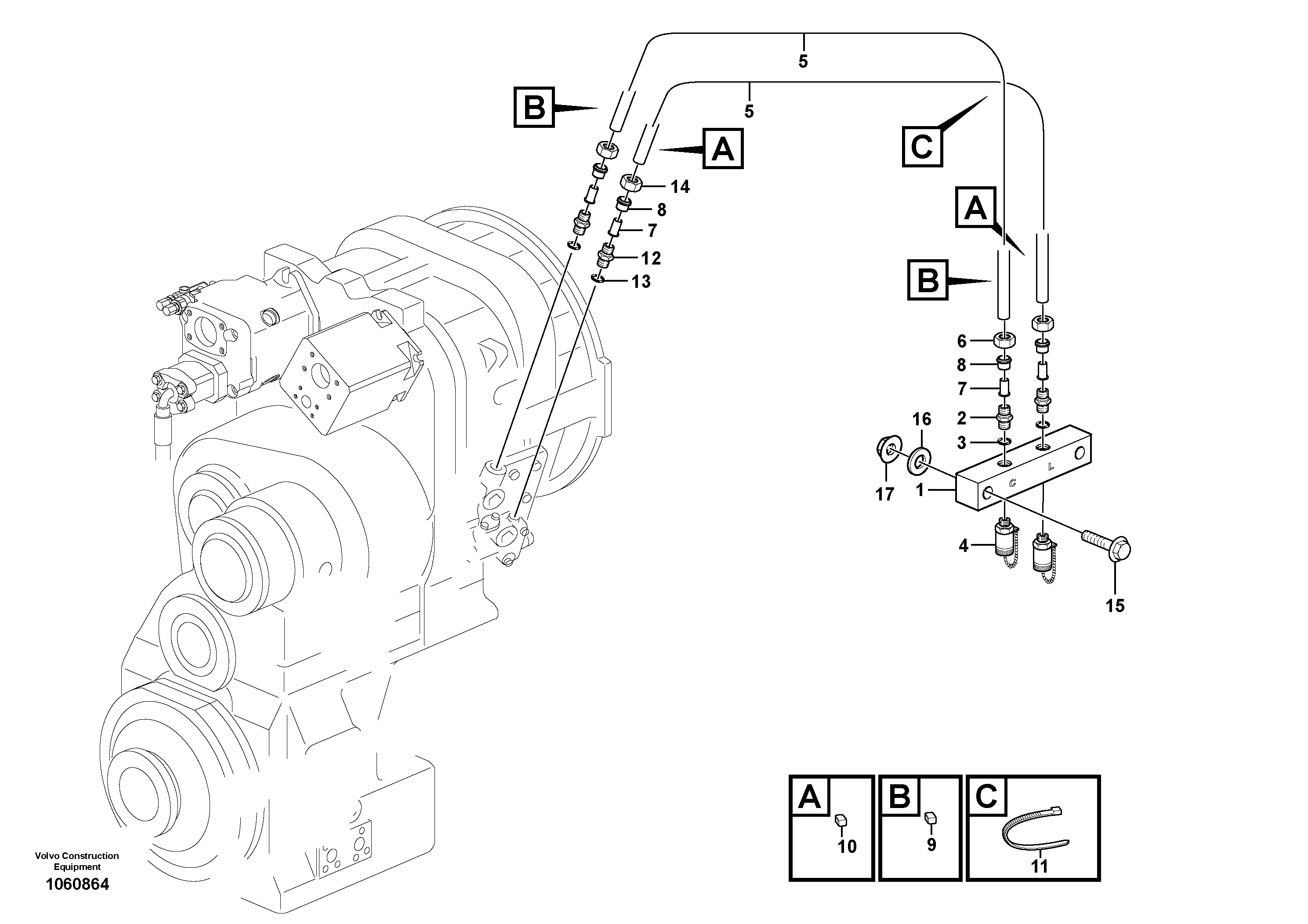 Lever - TPZ VOE15164995 VOLVO