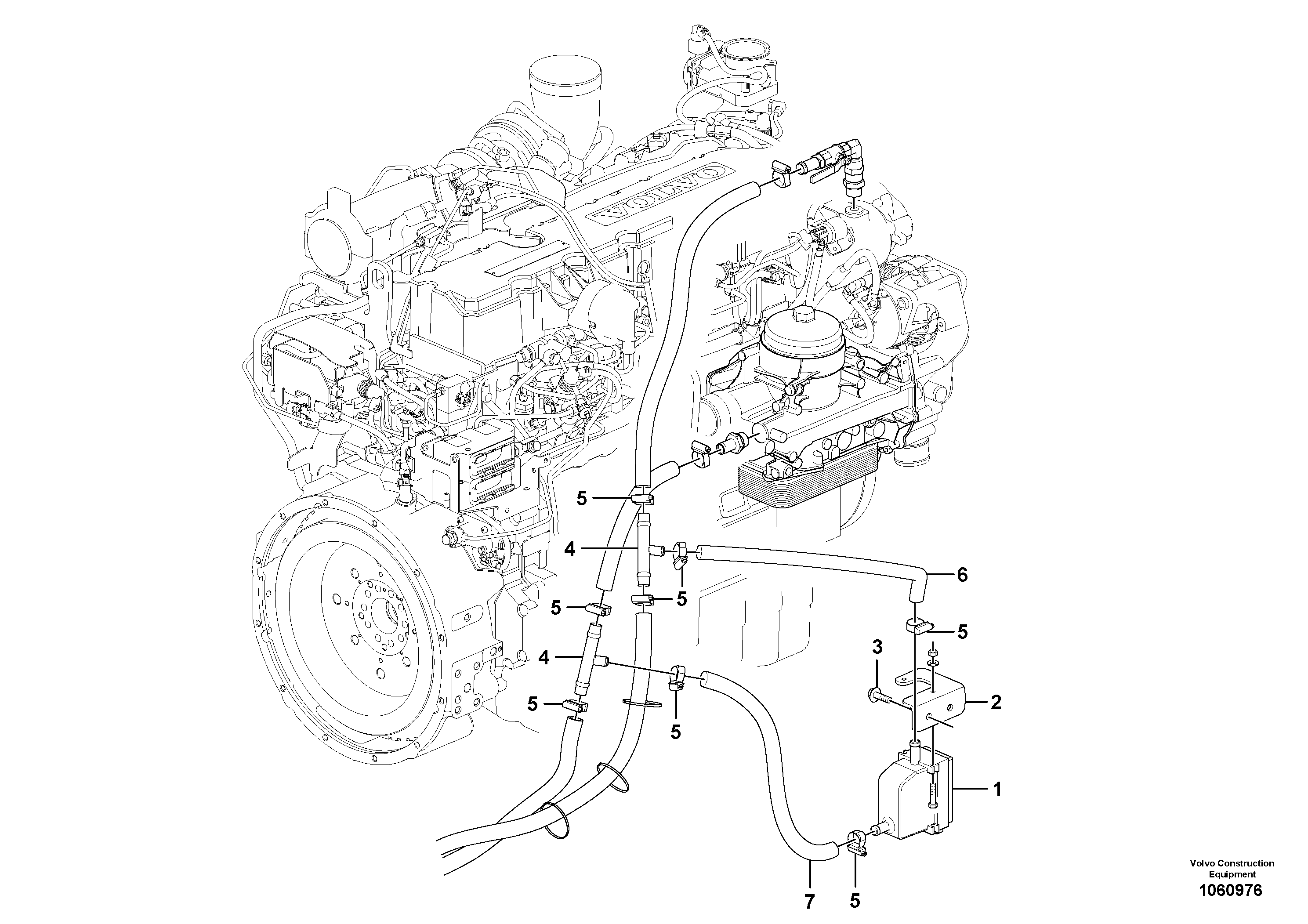 Bracket VOE16022686 VOLVO