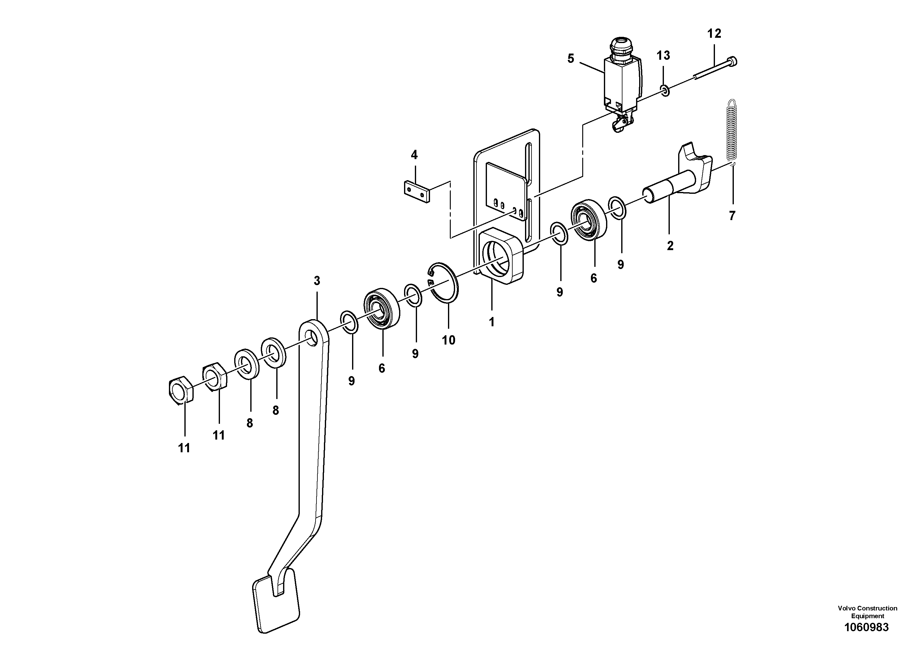 Retaining ring RM06710710 VOLVO
