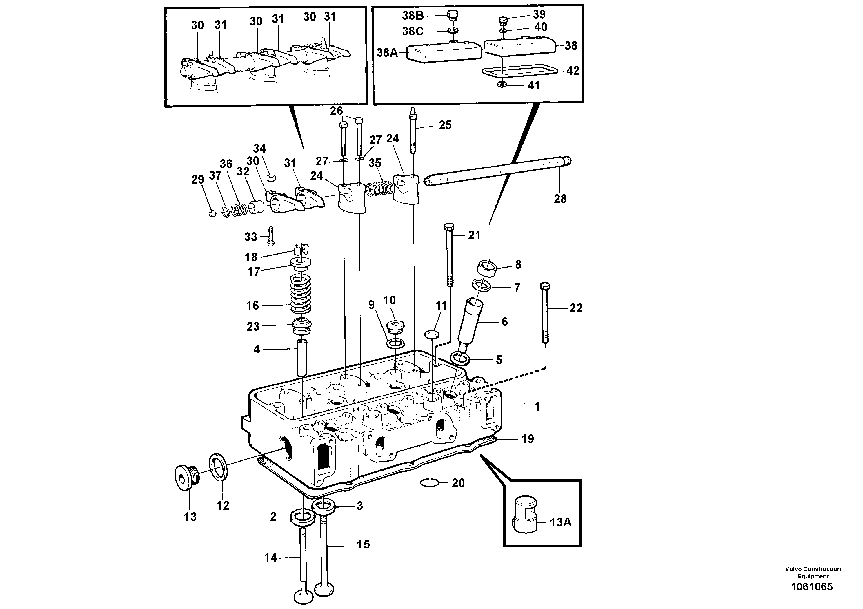 For upper engine part VOE787458 VOLVO