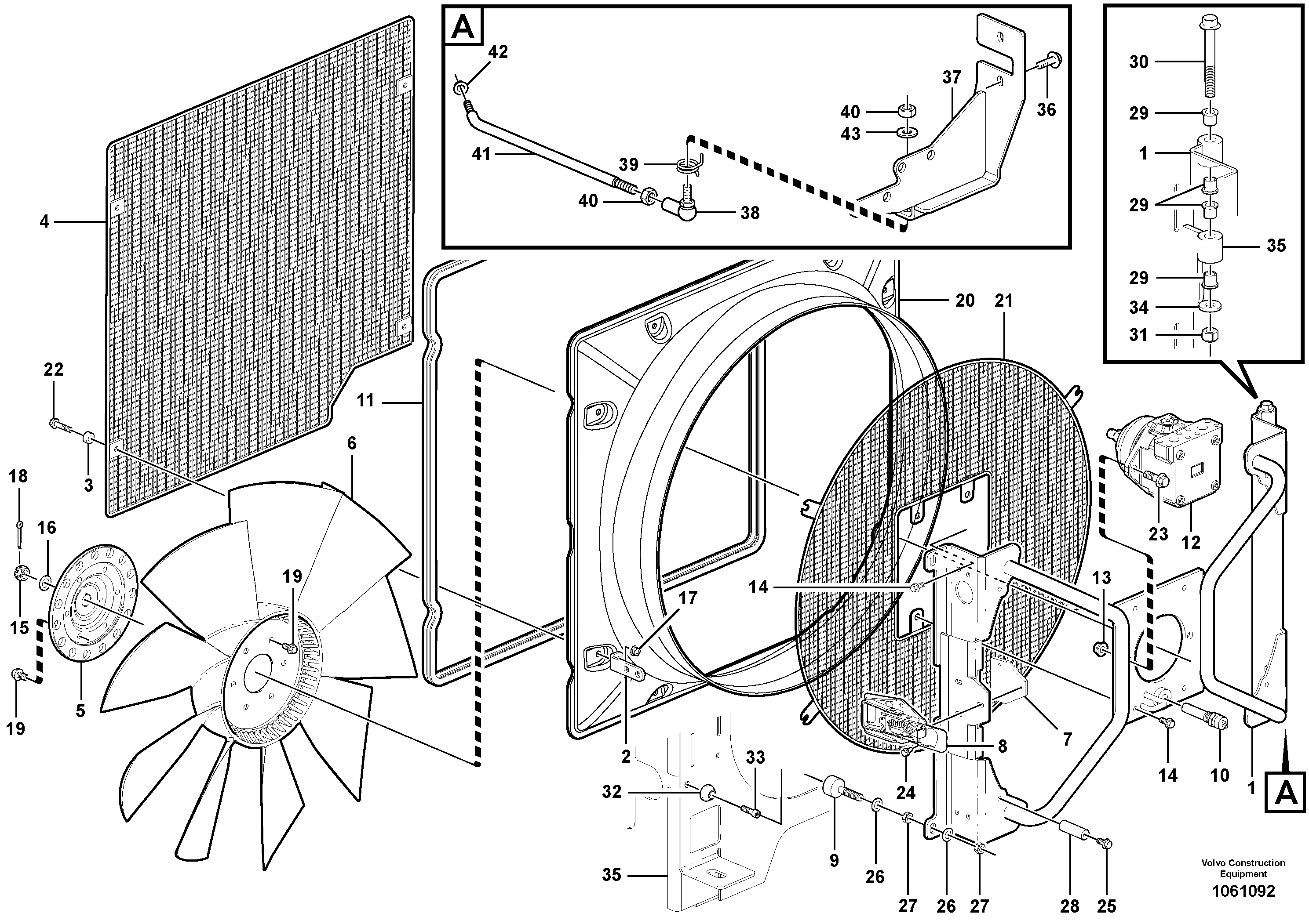 Fan Housing VOE16022698 VOLVO