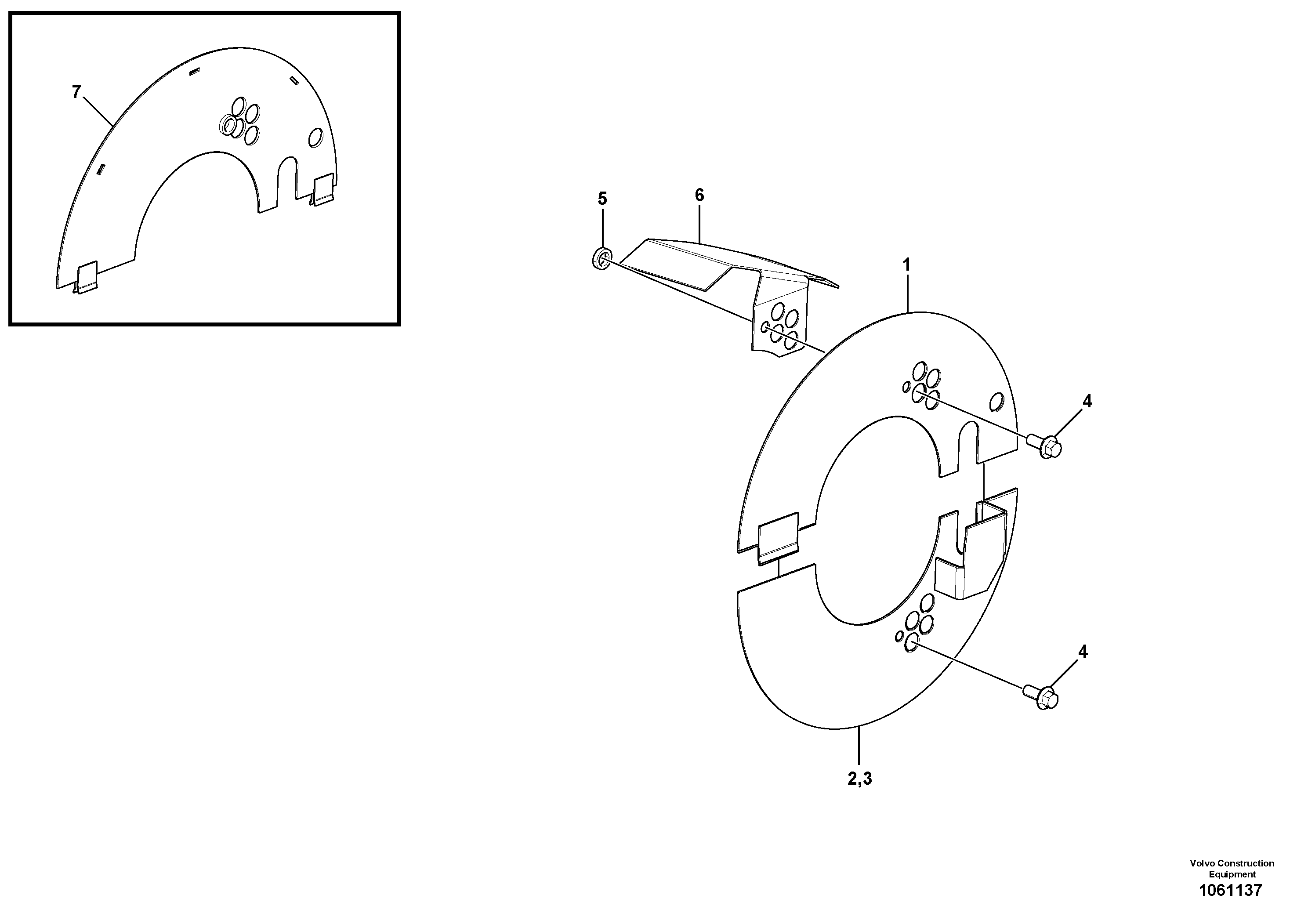 Brake Shield VOE16854902 VOLVO