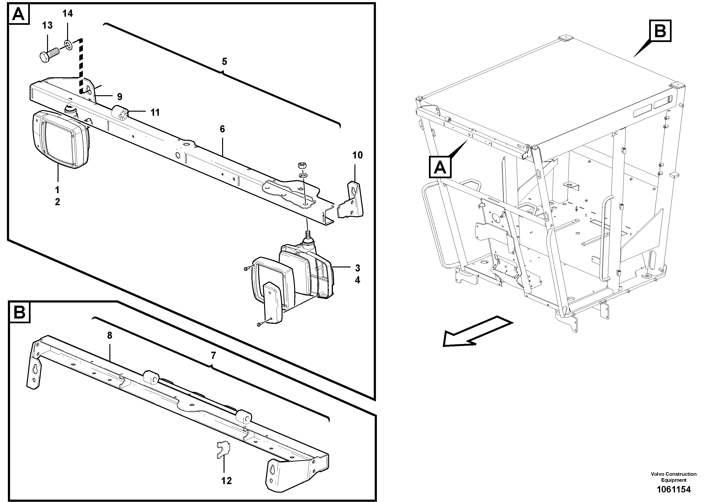 Front Plate VOE12748902 VOLVO