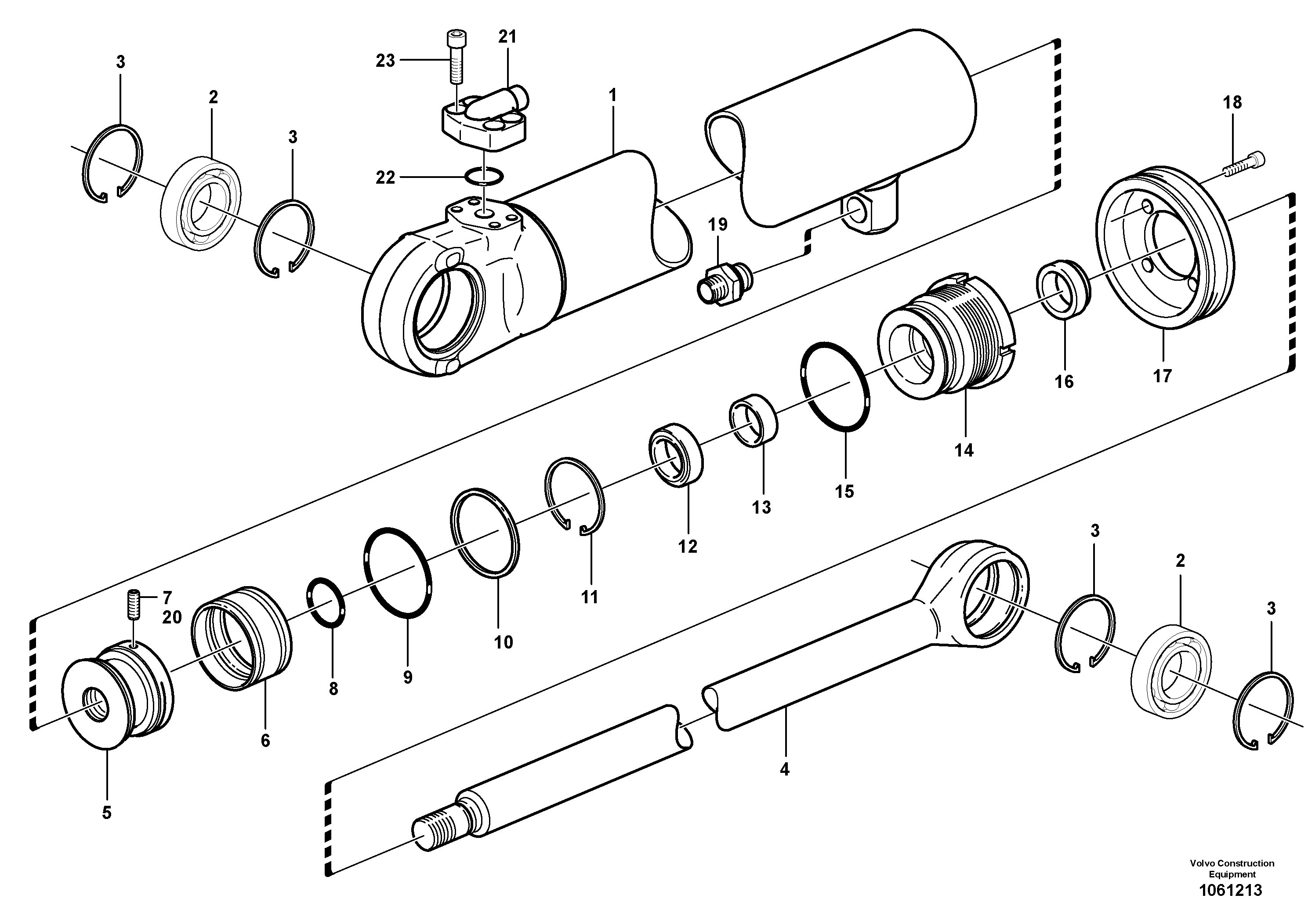 Back-up ring VOE11704205 VOLVO