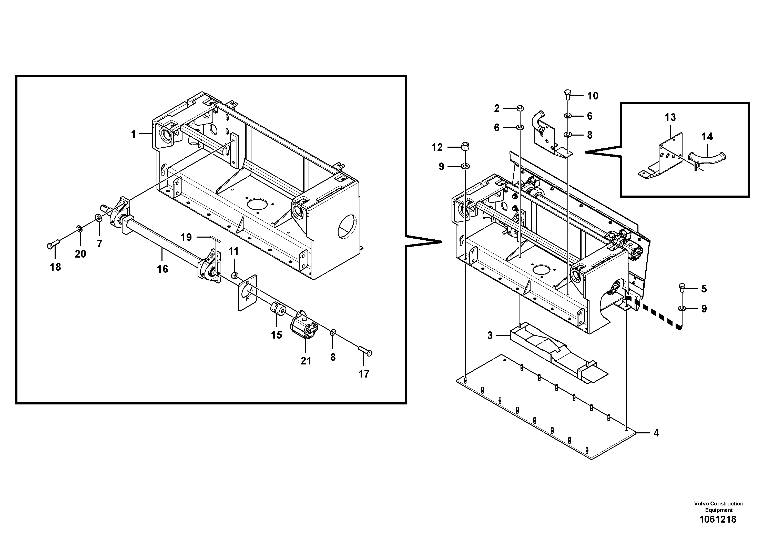 Bracket RM12799147 VOLVO