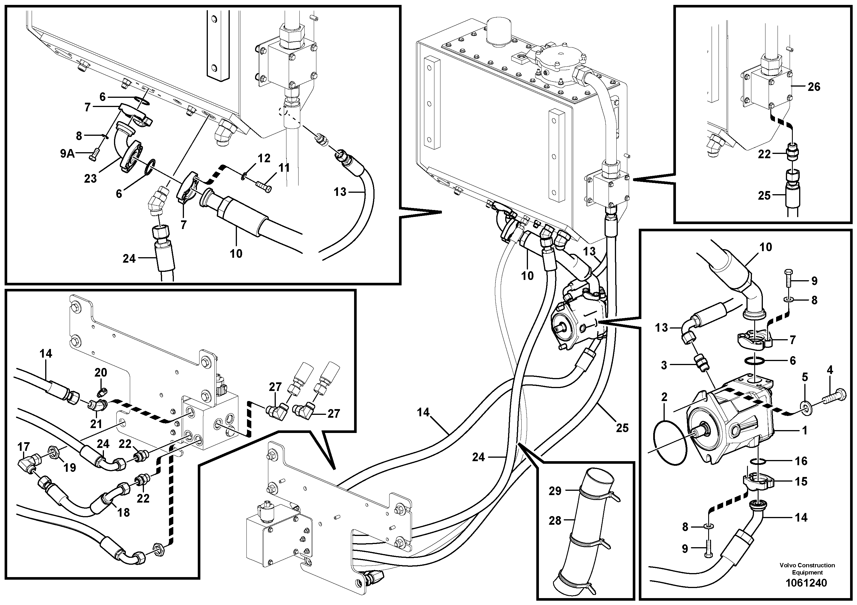 Timing gear casing VOE16648768 VOLVO