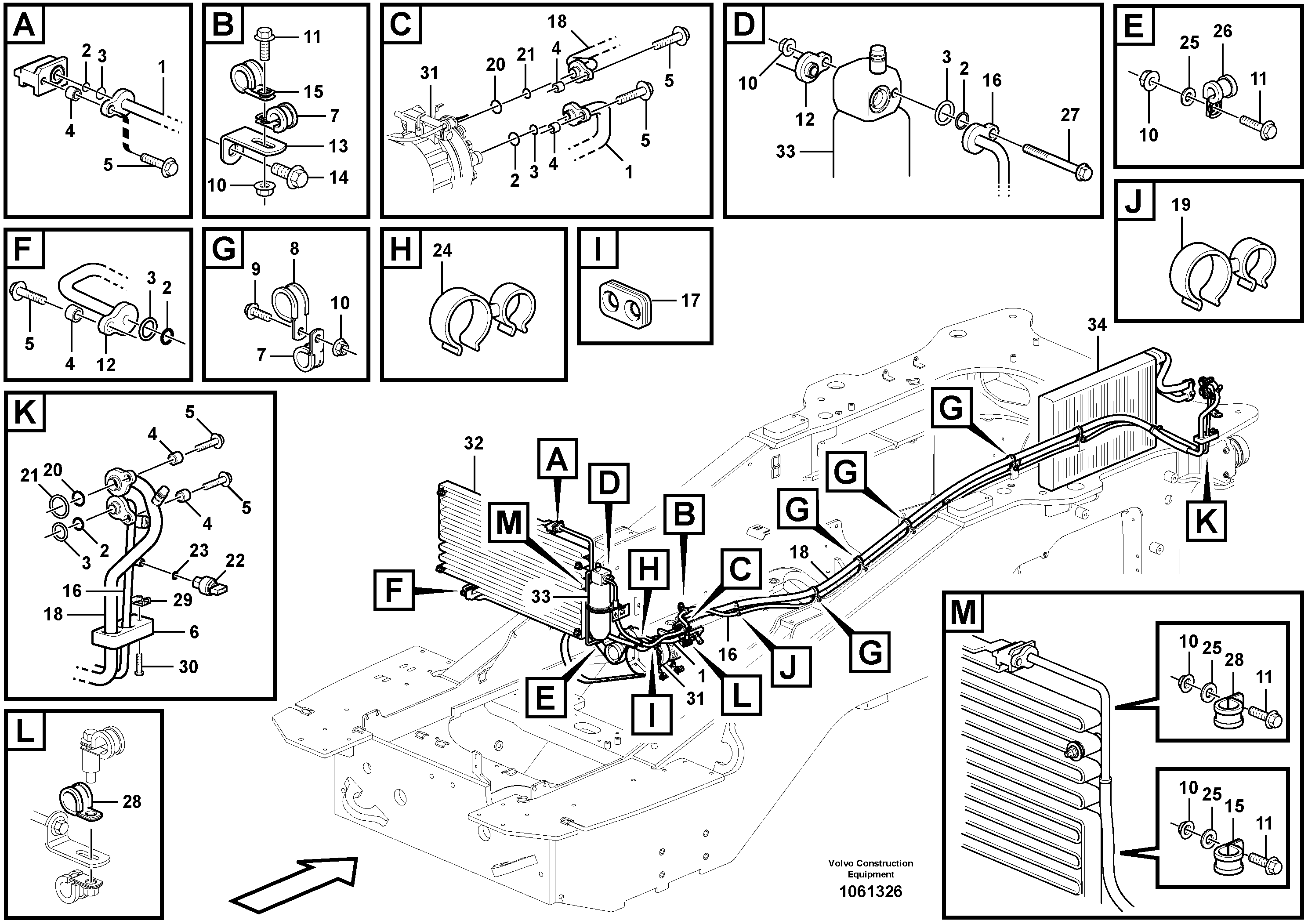 Timing gear casing VOE16845313 VOLVO